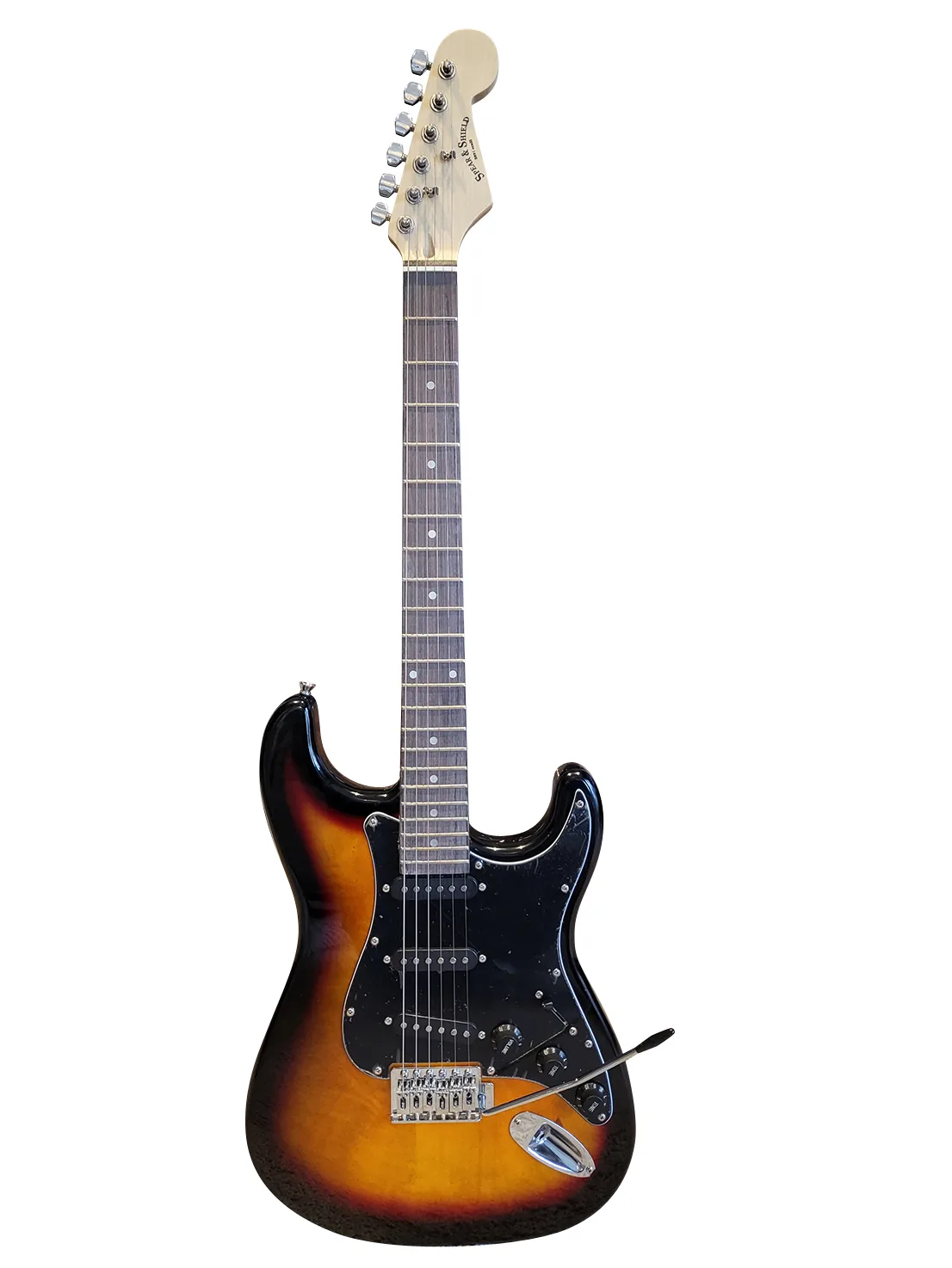 Strat-Electric Guitar SSS SB Full Size – Brand New thumbnail