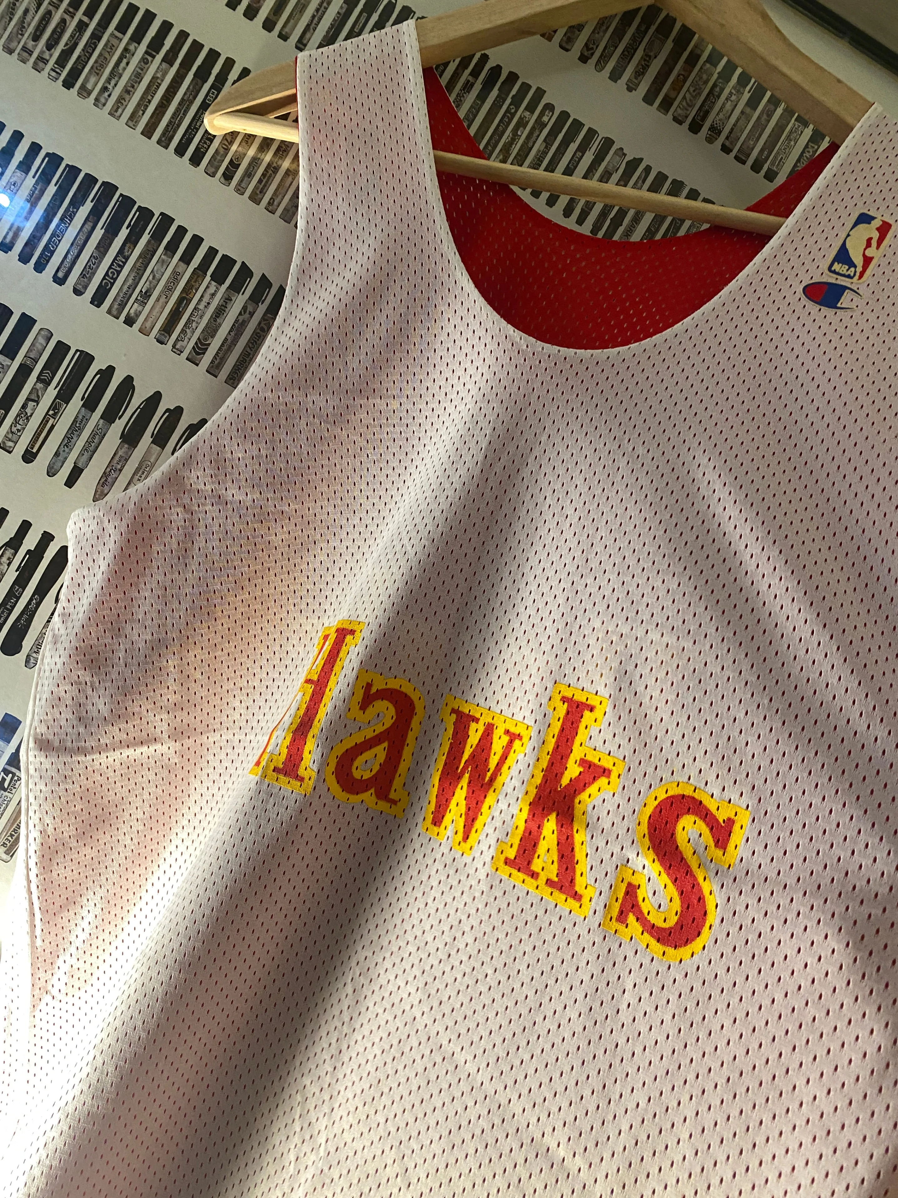 Champion - Atlanta Hawks vintage Reversible practice jersey 1992 image indicator(6)
