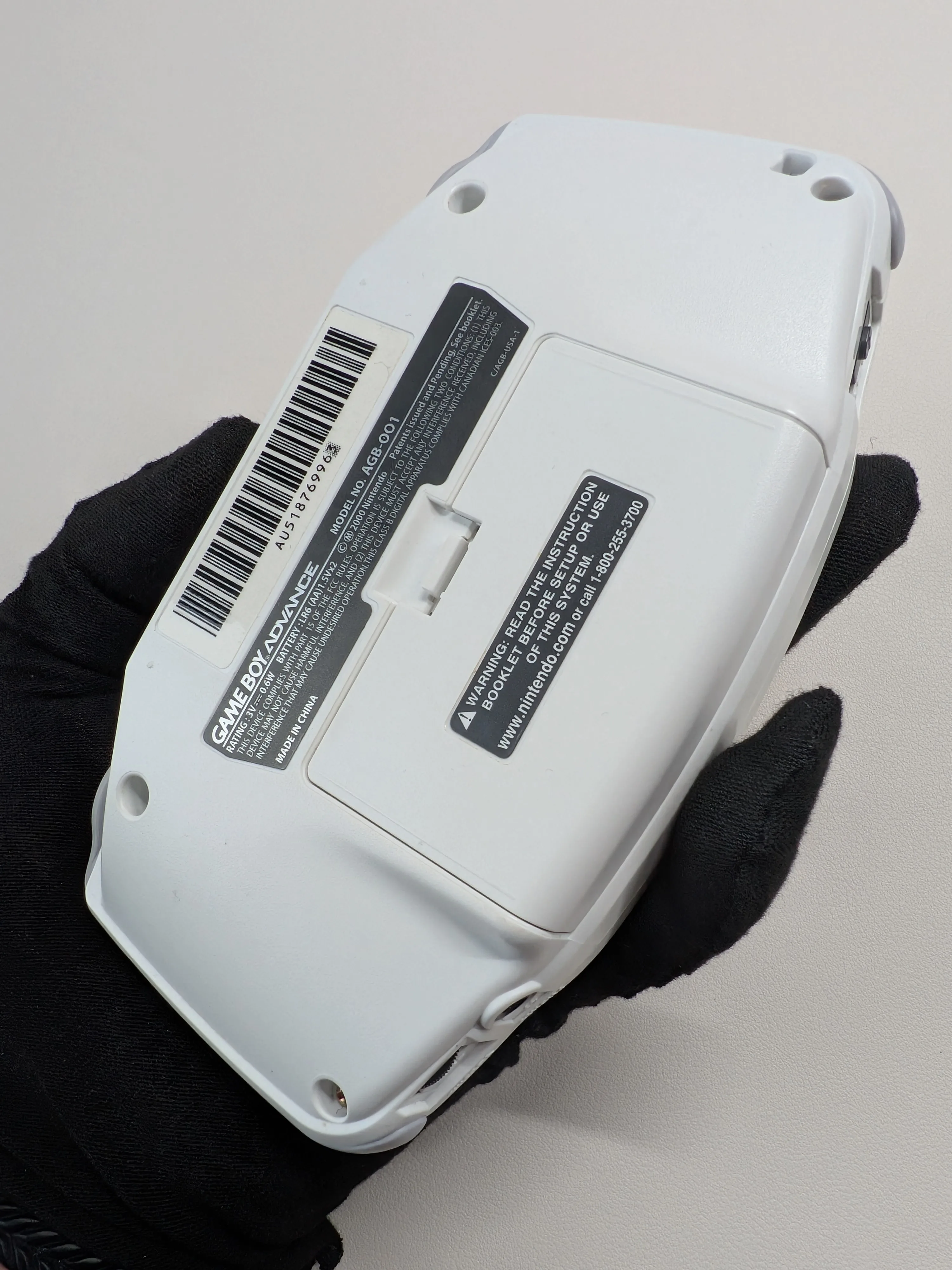 Game Boy Advance GBA White Handheld Console System CIB image indicator(5)