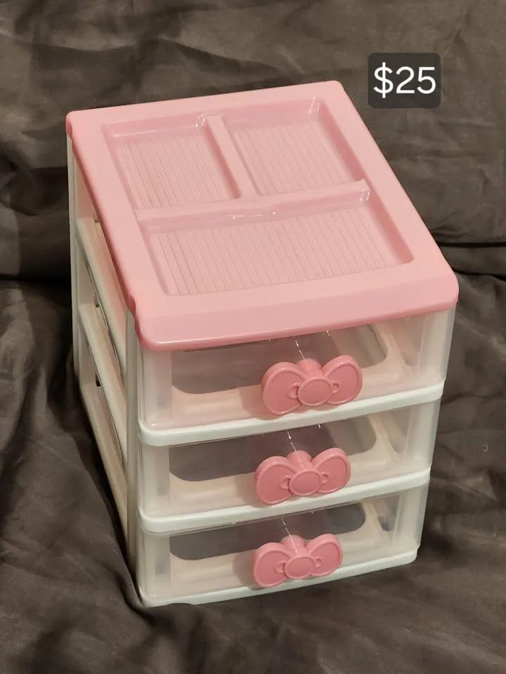 Hello Kitty makeup storage organizer image indicator(2)