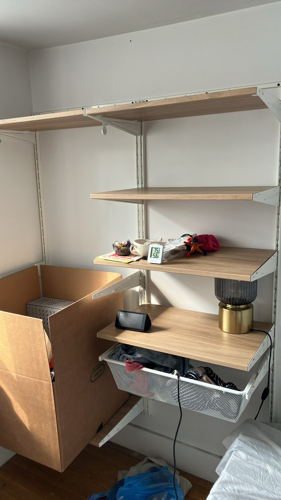 IKEA Boaxel Storage with Shelves and Baskets - photo 2