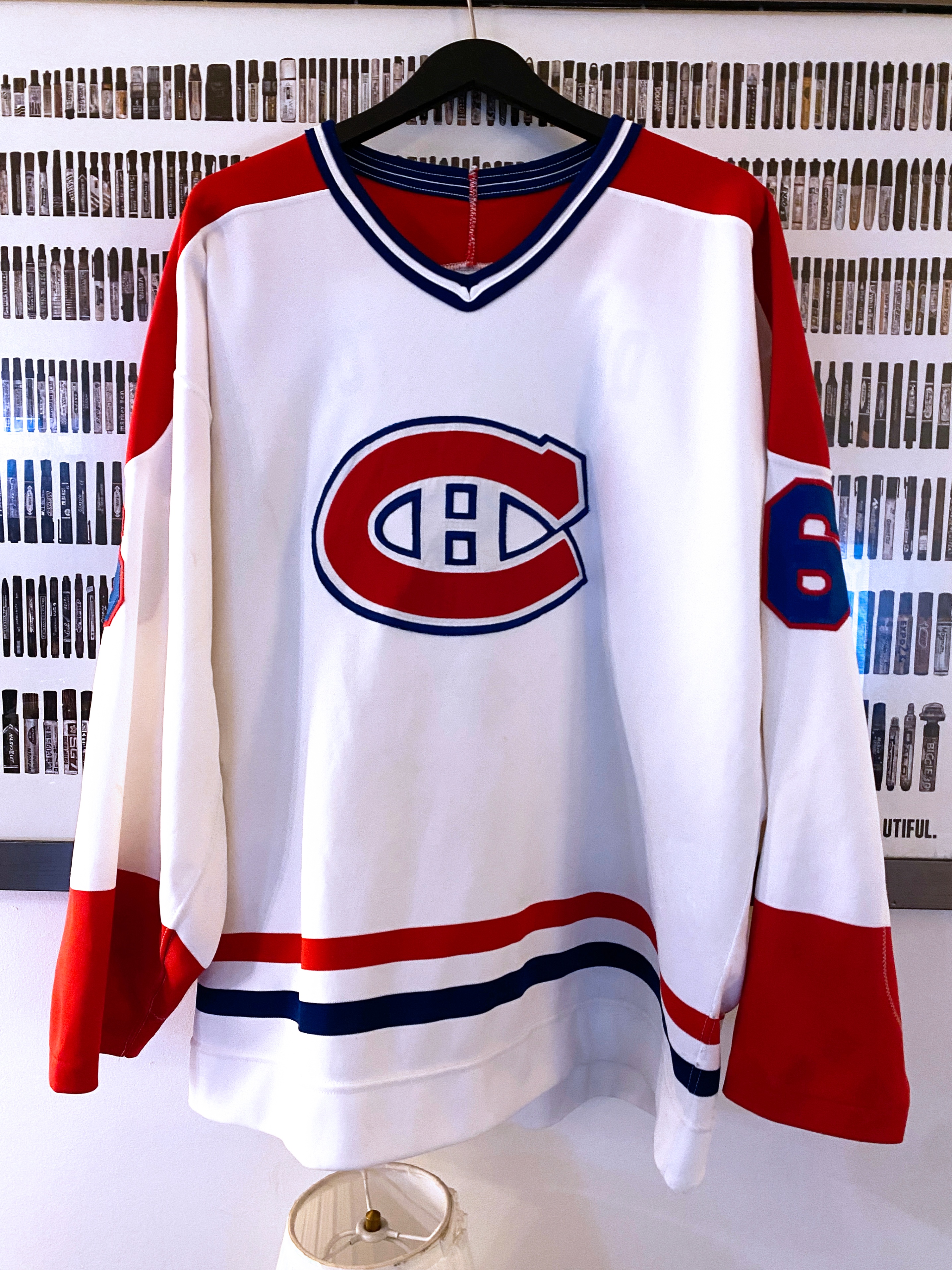 CCM - Montreal Canadiens Russ Courtnall authentic Jersey 1990 56