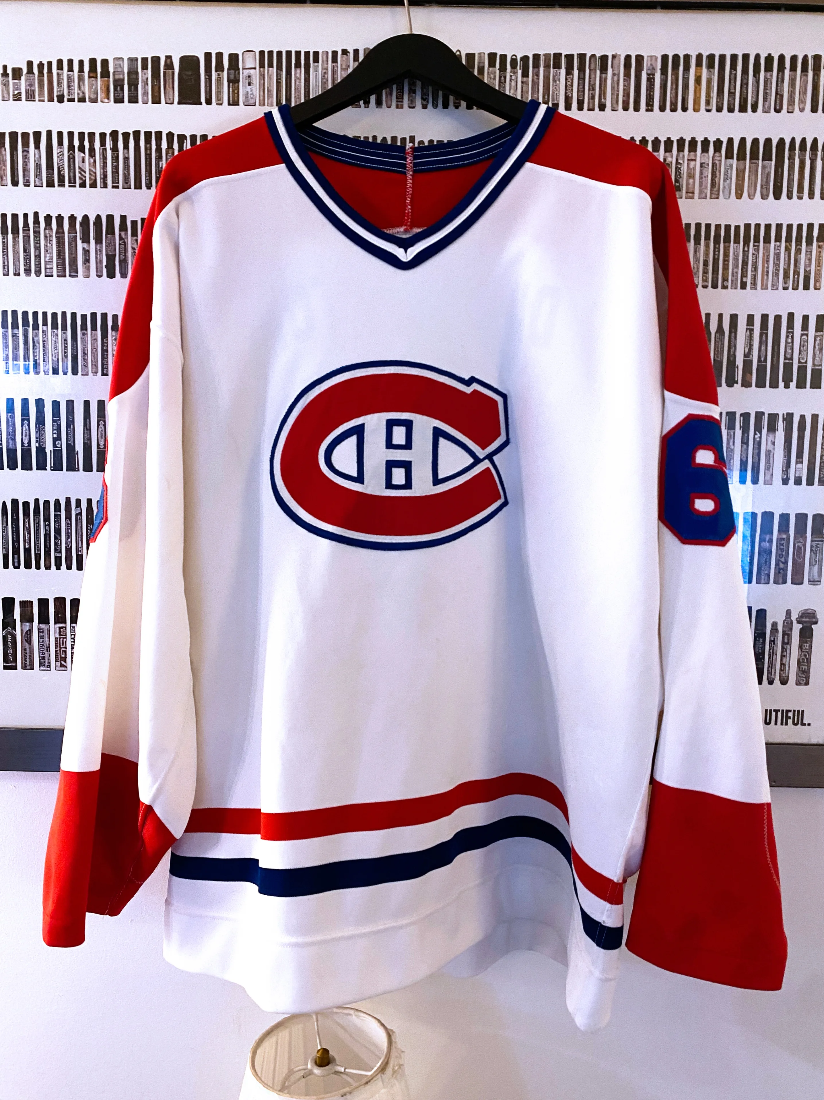 CCM - Montreal Canadiens Russ Courtnall authentic Jersey 1990 56 thumbnail