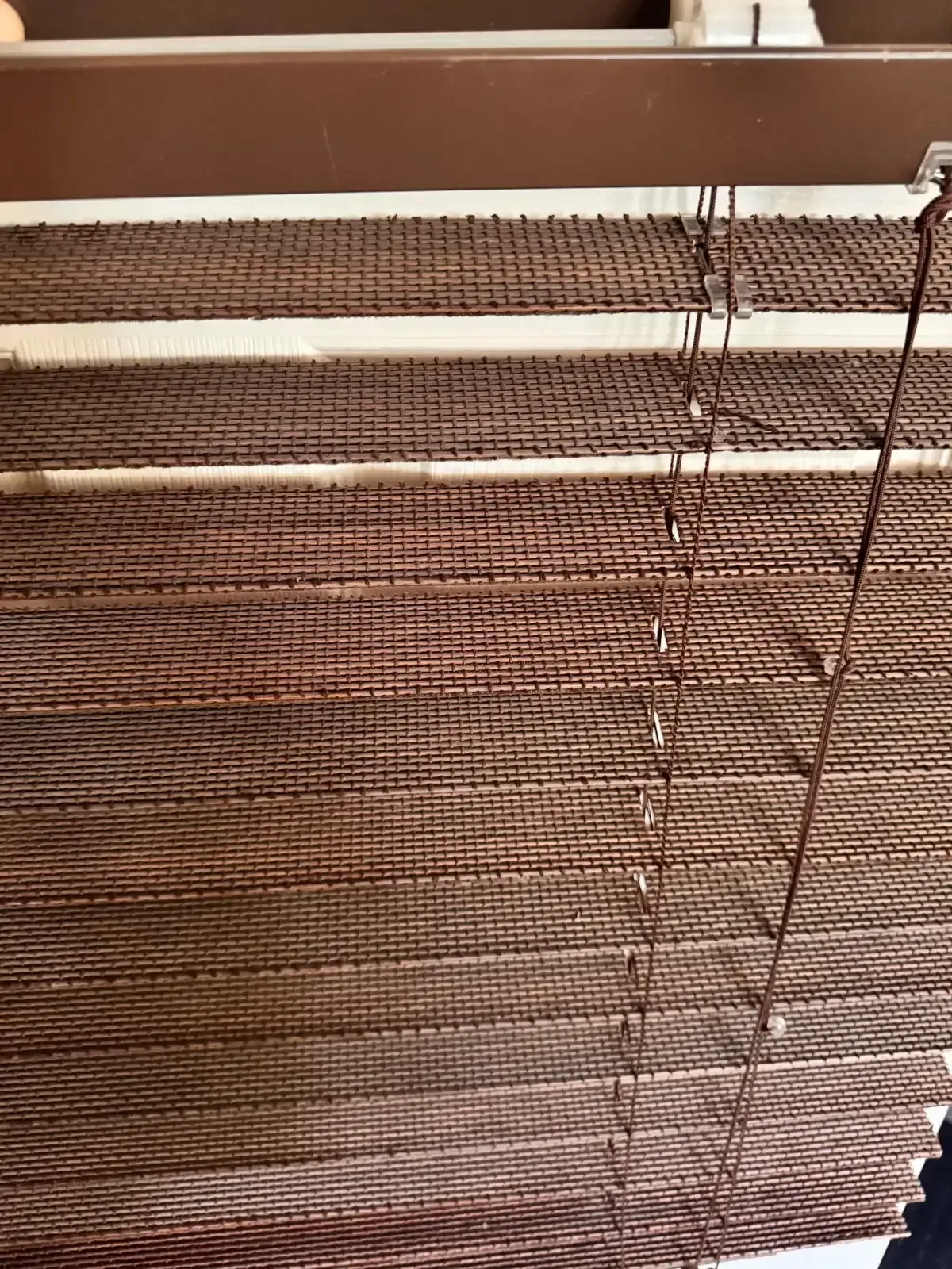 Bamboo and Wood blinds in excellent condition thumbnail