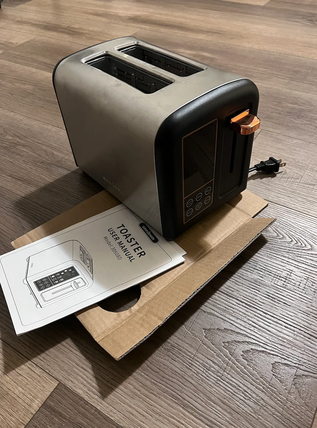 BRAND NEW- SEEDEEM Toaster 2 Slice, Touch Control, LCD Display thumbnail