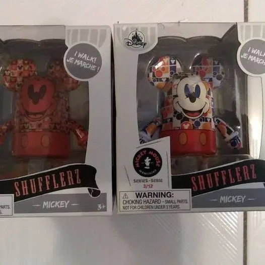 Disney Mickey Mouse Memories Shufflerz Walking 2 OF THEM thumbnail