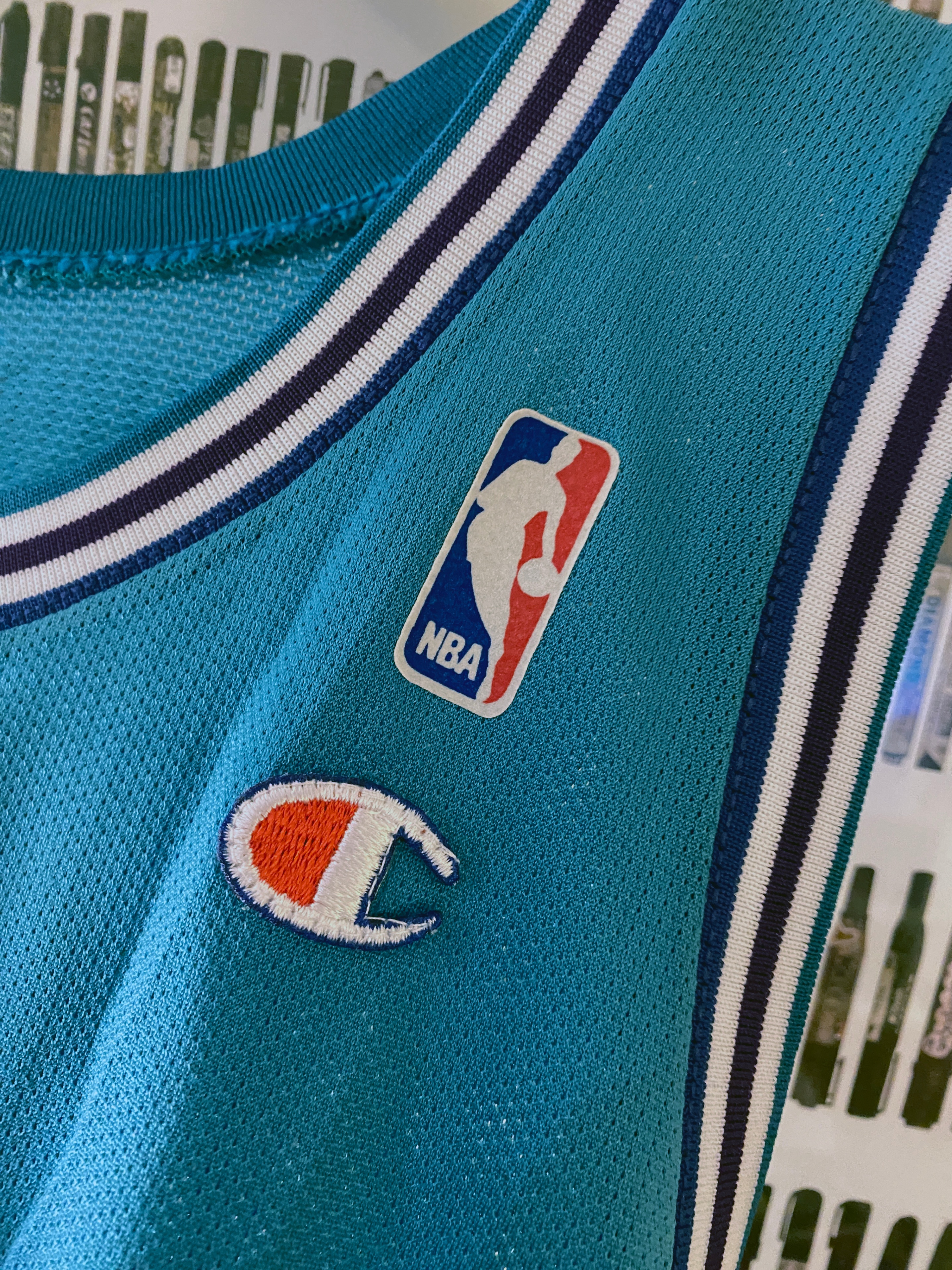 Champion - Charlotte Hornets Alonzo Mourning vintage jersey 1998 - photo 5