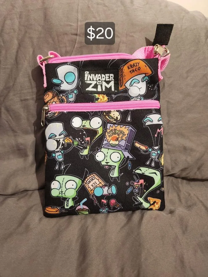 Invader Zim GIR crossbody bag thumbnail