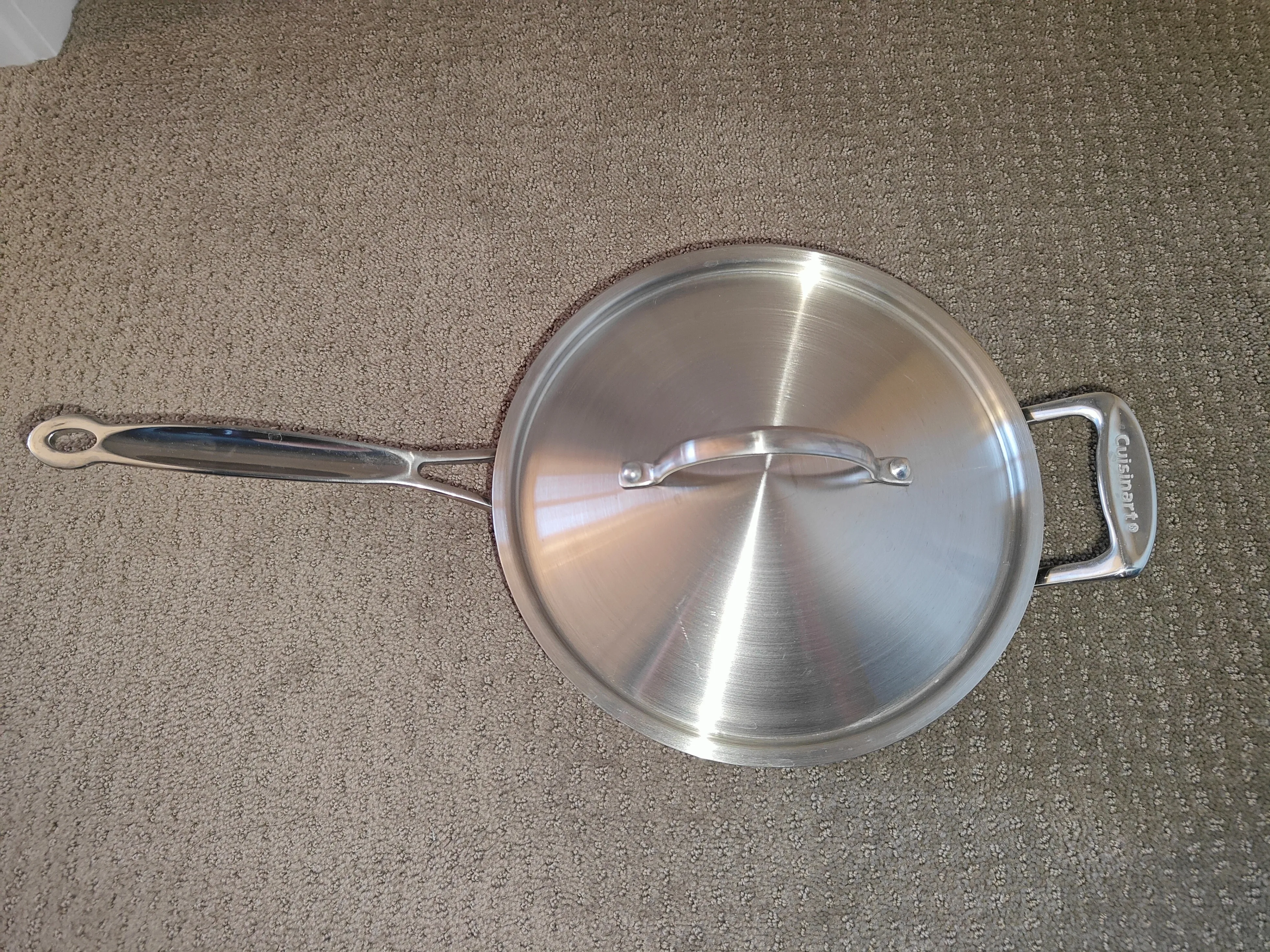 Cuisinart Stainless Steel Cookware 3.5 Quart Saute Pan w/ Cover image indicator(5)