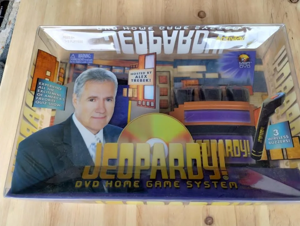 MGA Vintage Jeopardy DVD Home Game  Wireless Buzzers thumbnail