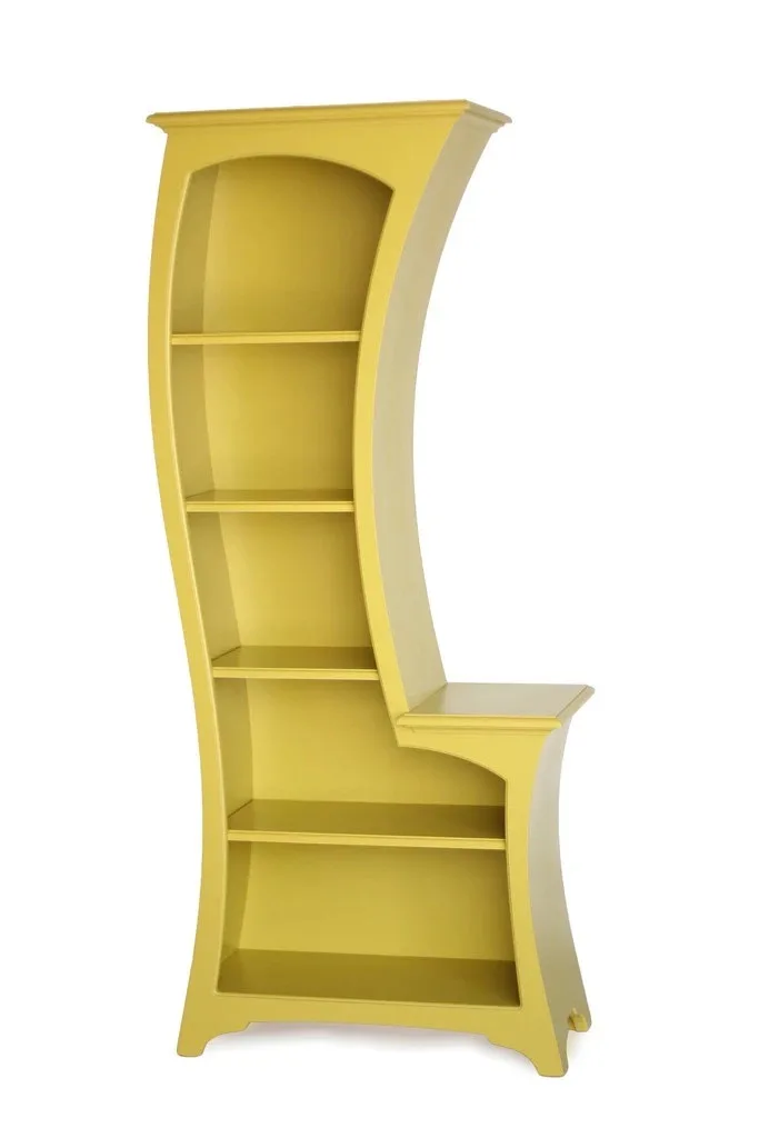 Designer Vincent Leman Bookcase Cabinet Curved Display thumbnail