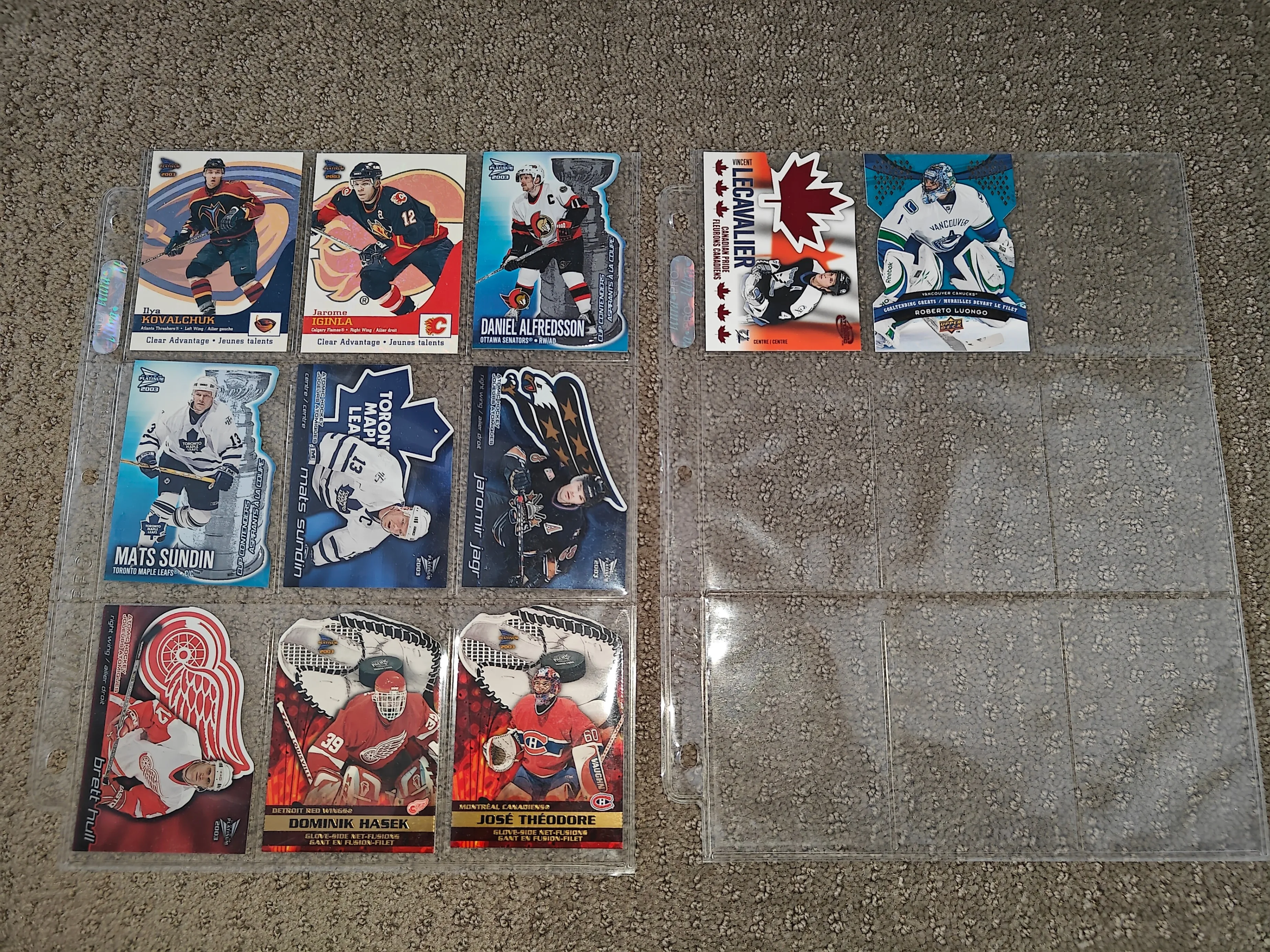 2003 / 2004 / 2009 McDonalds Hockey Cards Inserts thumbnail