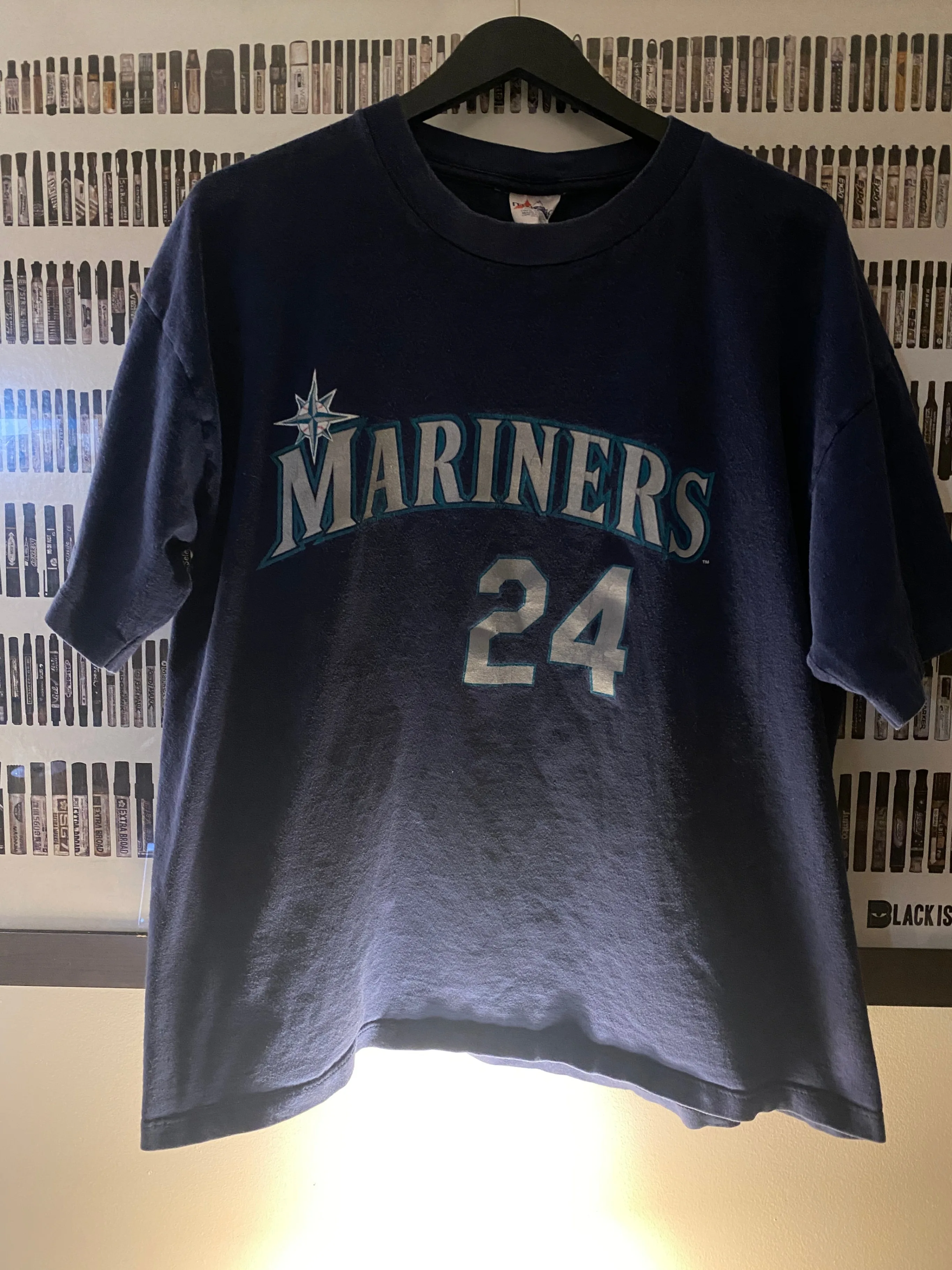 Majestic - Seattle Mariners Ken Griffey Jr. vintage Shersey 1998 thumbnail