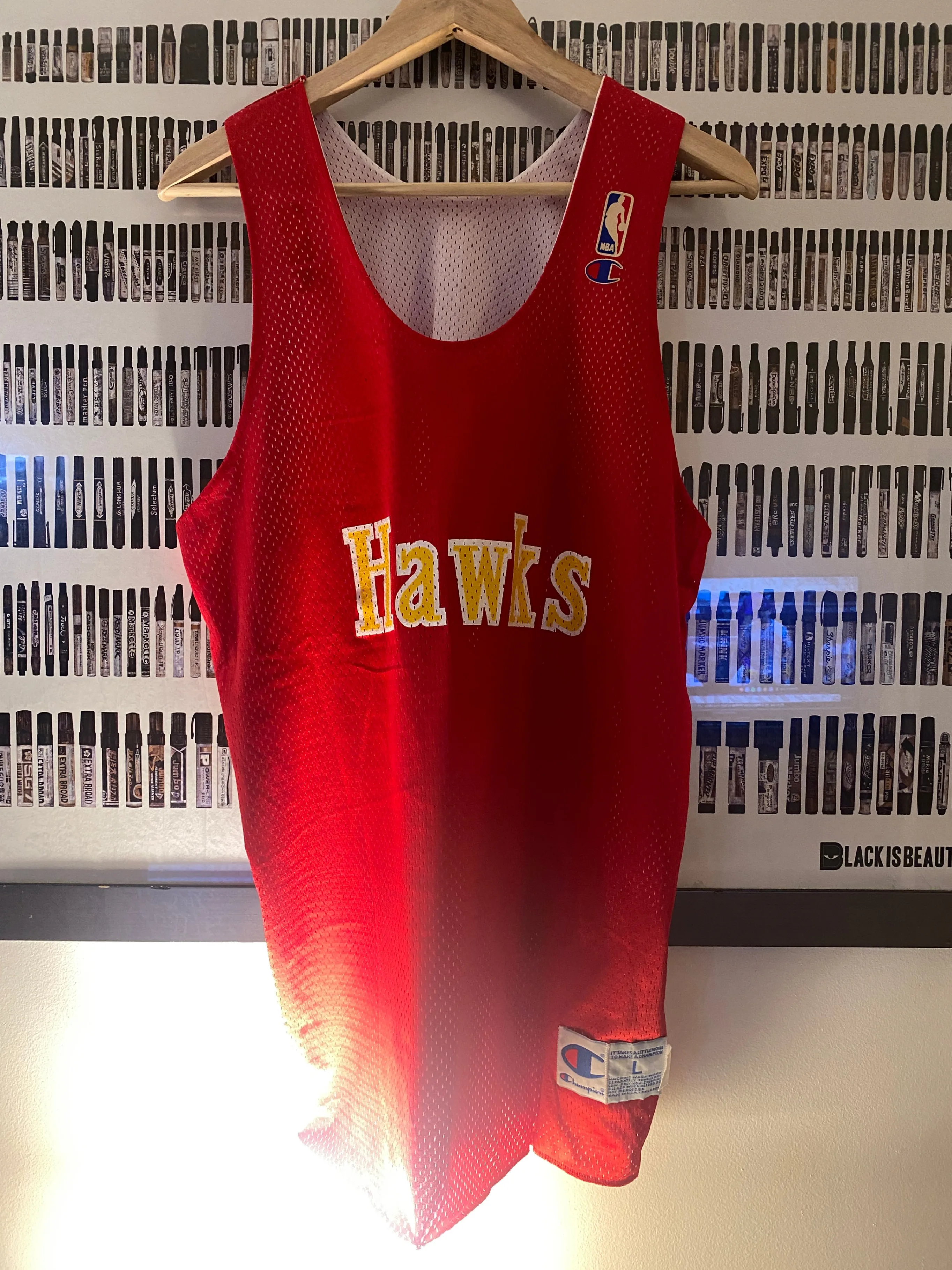 Champion - Atlanta Hawks vintage Reversible practice jersey 1992 thumbnail