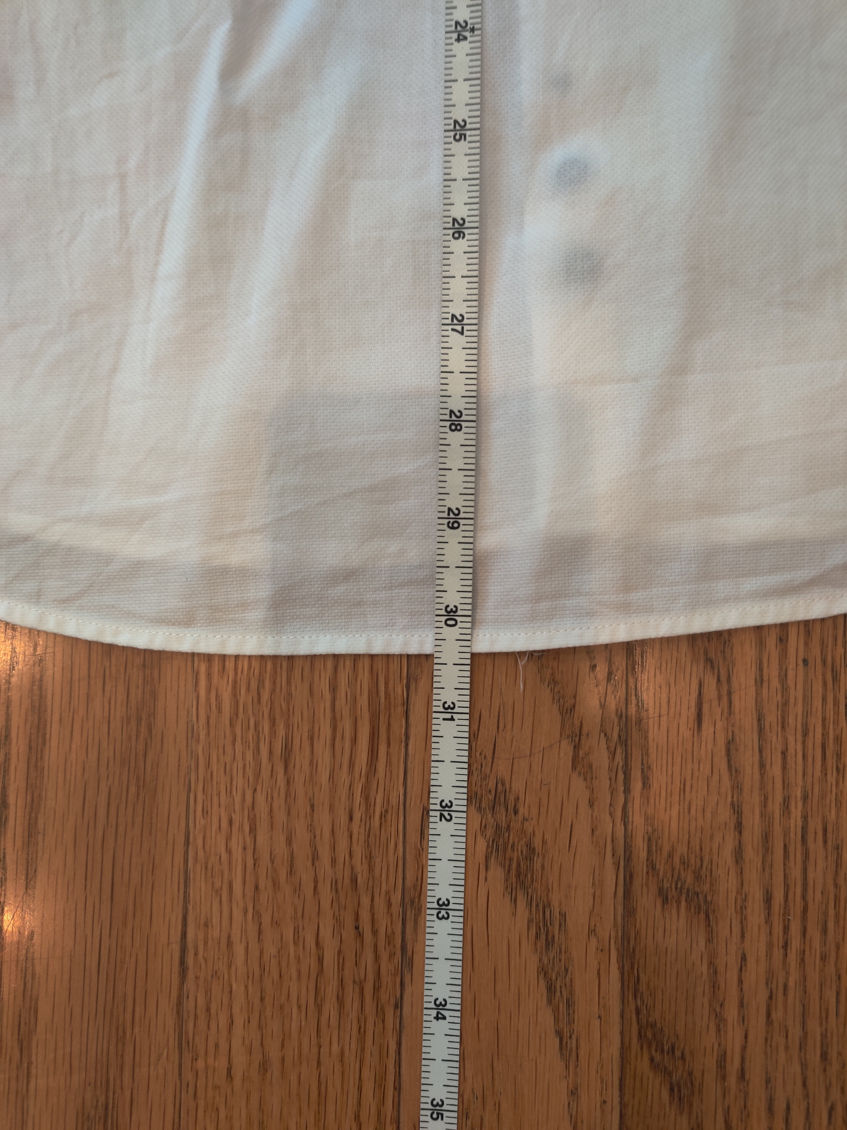 H & M Premium Cotton Mans Dress Shirt White Size M - photo 5