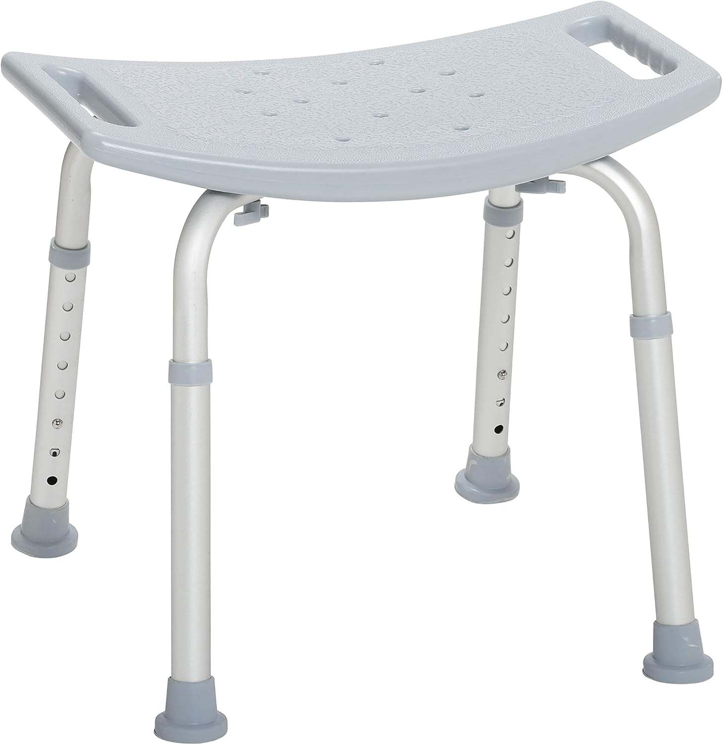 Drive Medical Deluxe Aluminum Shower Bench Without Back, Gray