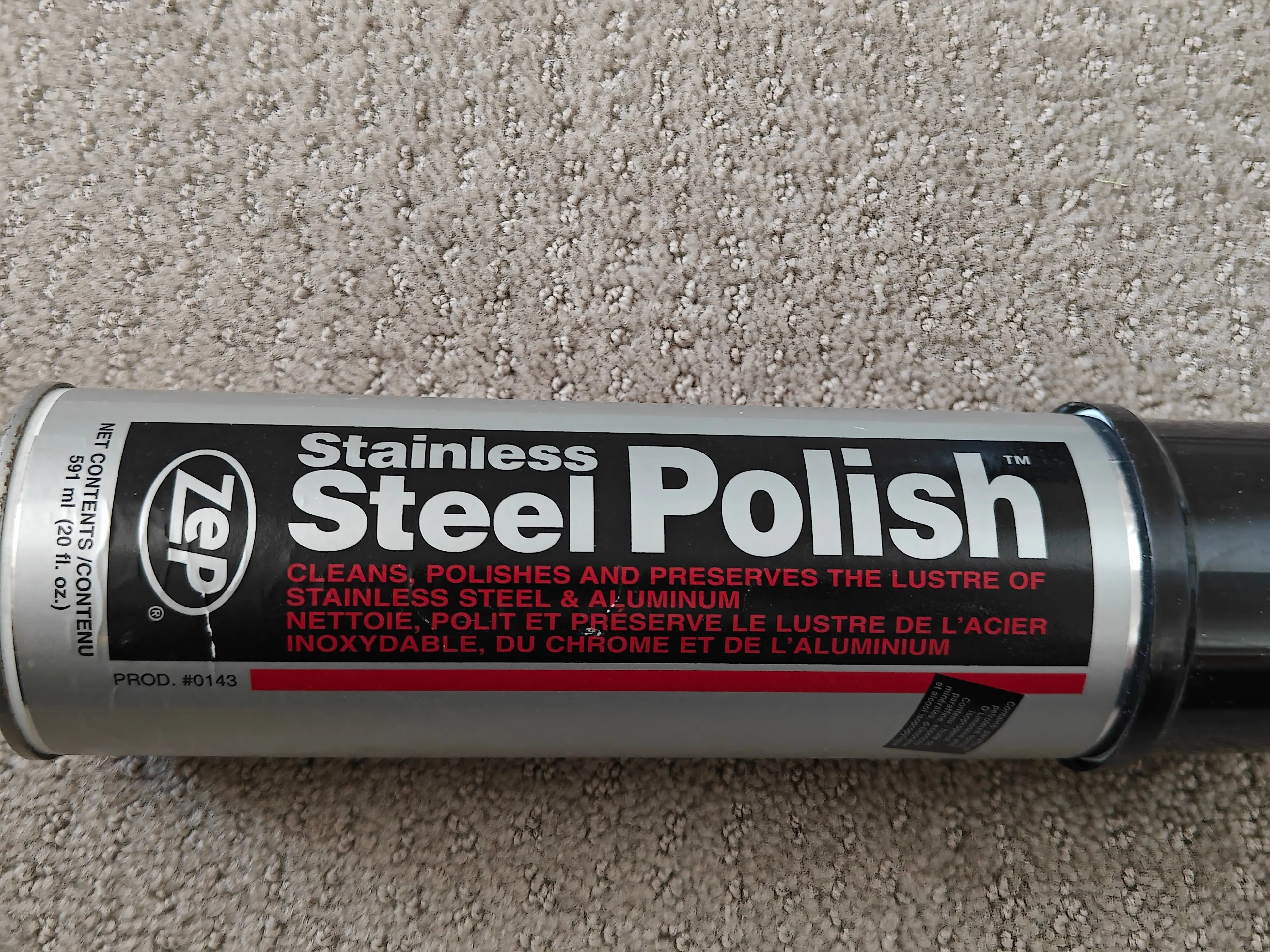 Zep Stainless Steel Polish Cleaner - 591ml / 20oz - Count 4 image indicator(2)