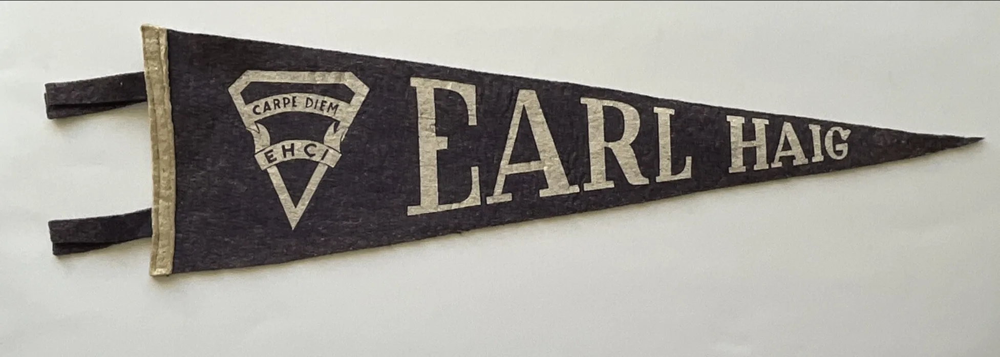 Earl Haig Secondary School - Vintage Collegiate Pennant (1940s) image indicator(6)