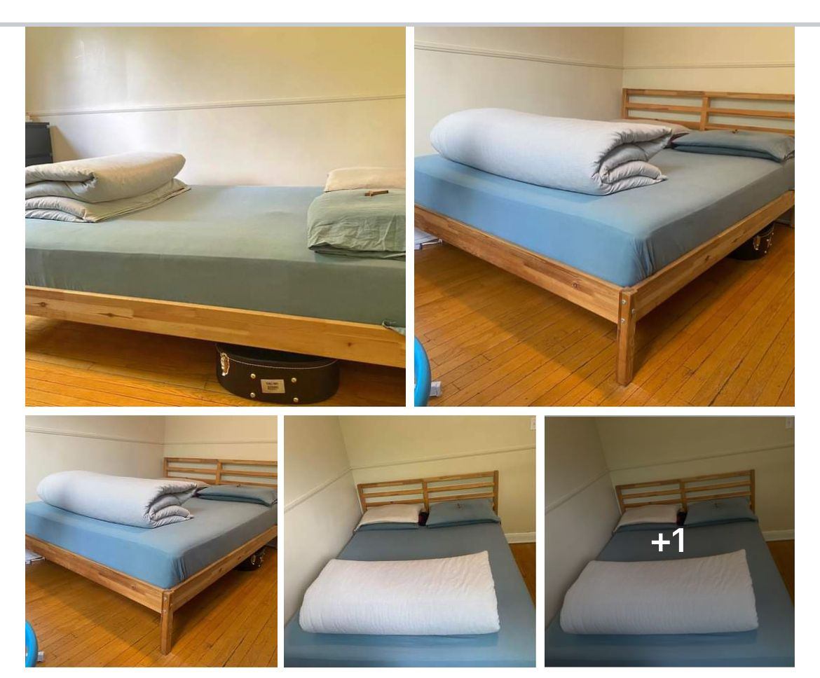 Single Bed with Mattress & Comfy Topper – Excellent Condition!