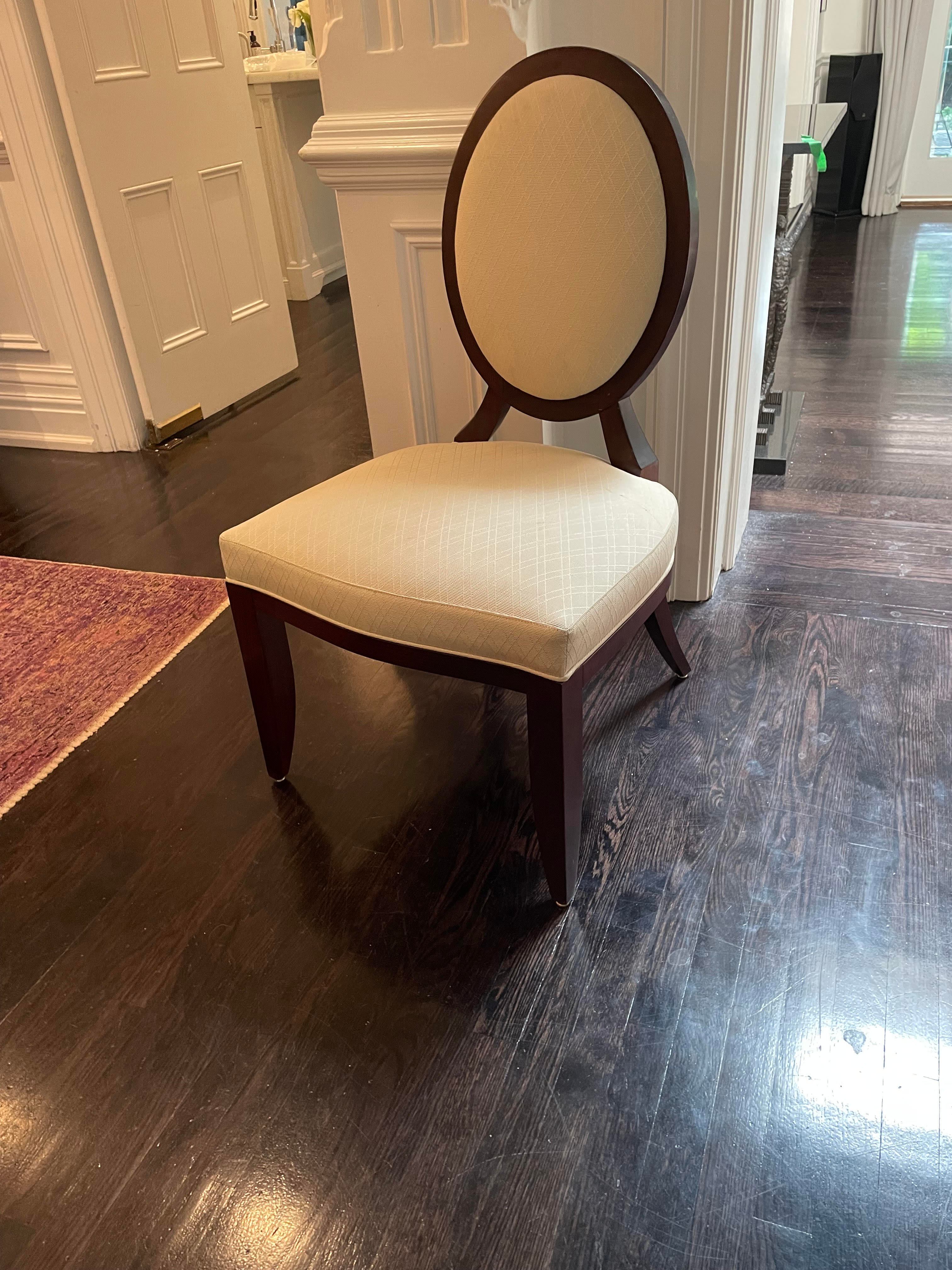 Dining chairs Oval cross back