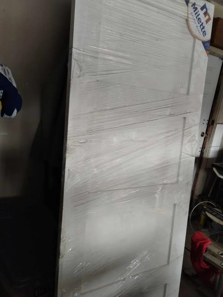 30-inch x 80-inch White Primed 4-Panel Solid Wood thumbnail