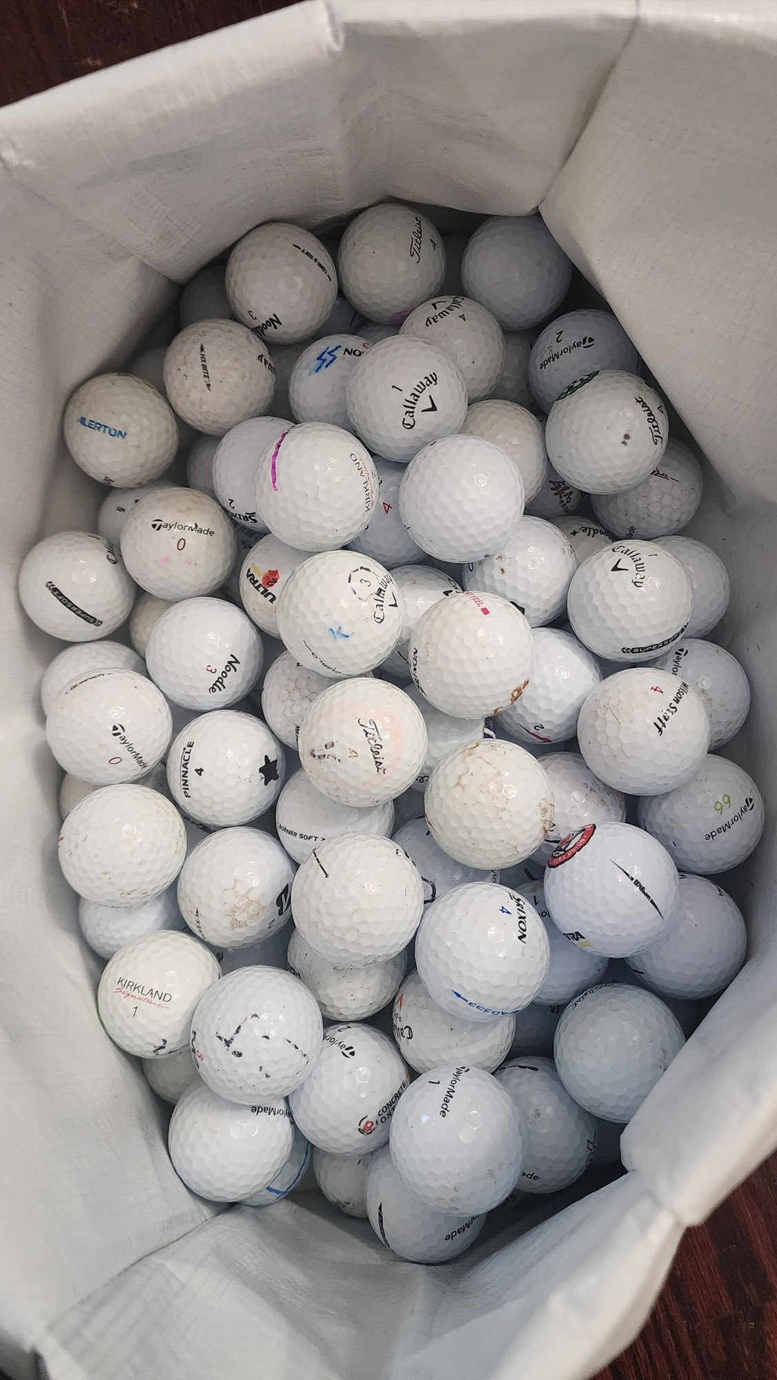 132 Used golf ball - $40
