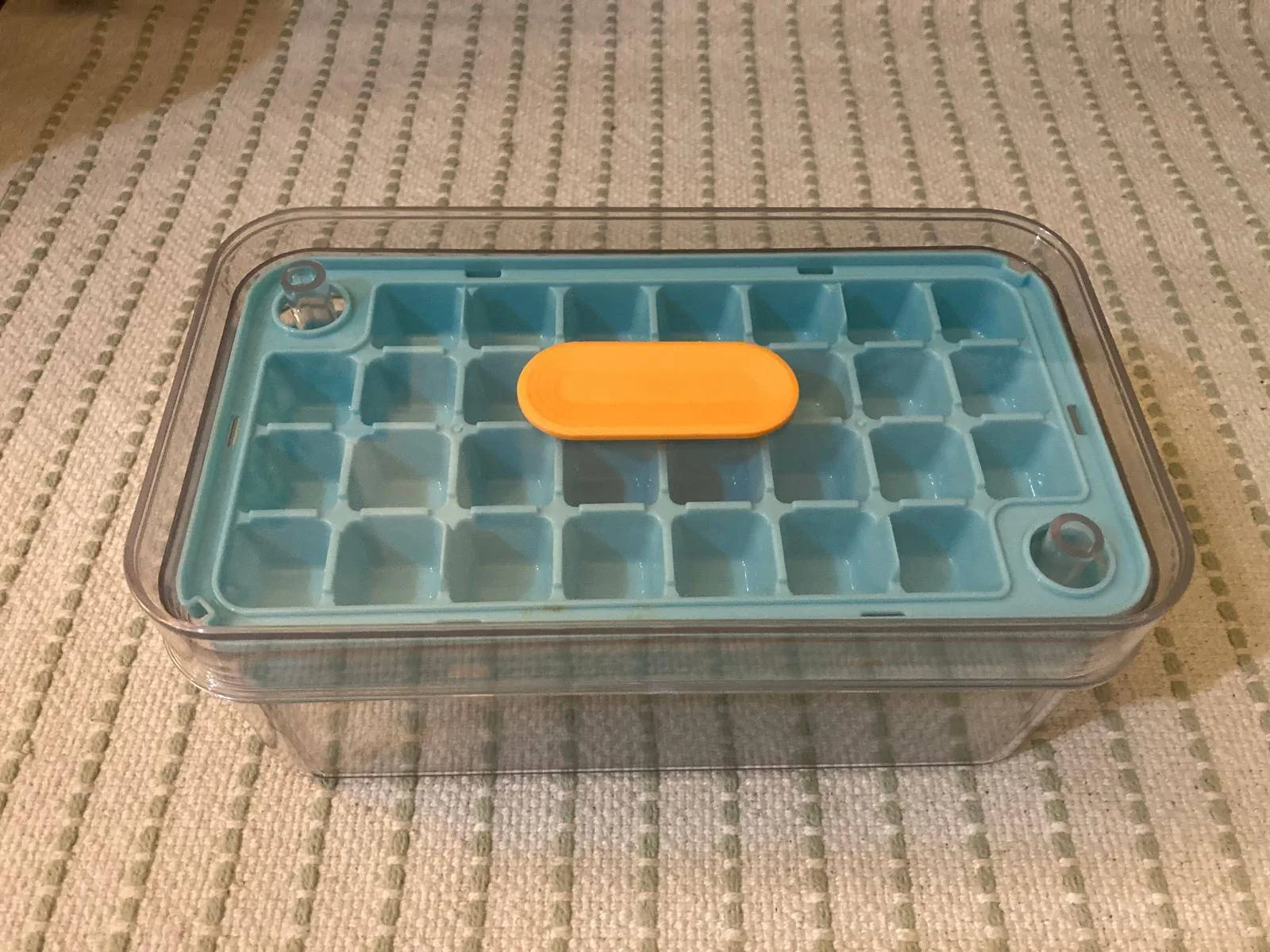 Qoosea Ice Cube Tray Set – 60pcs, Lid, Bin & Scoop, BPA-Free thumbnail