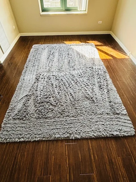 6' x 9' Grey Area Rug thumbnail