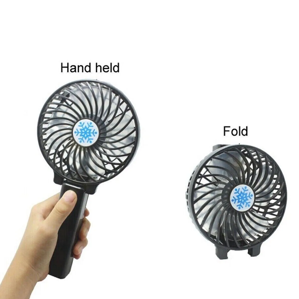 ALL 3 - Handheld Mini USB Powered Folding Fans image indicator(4)