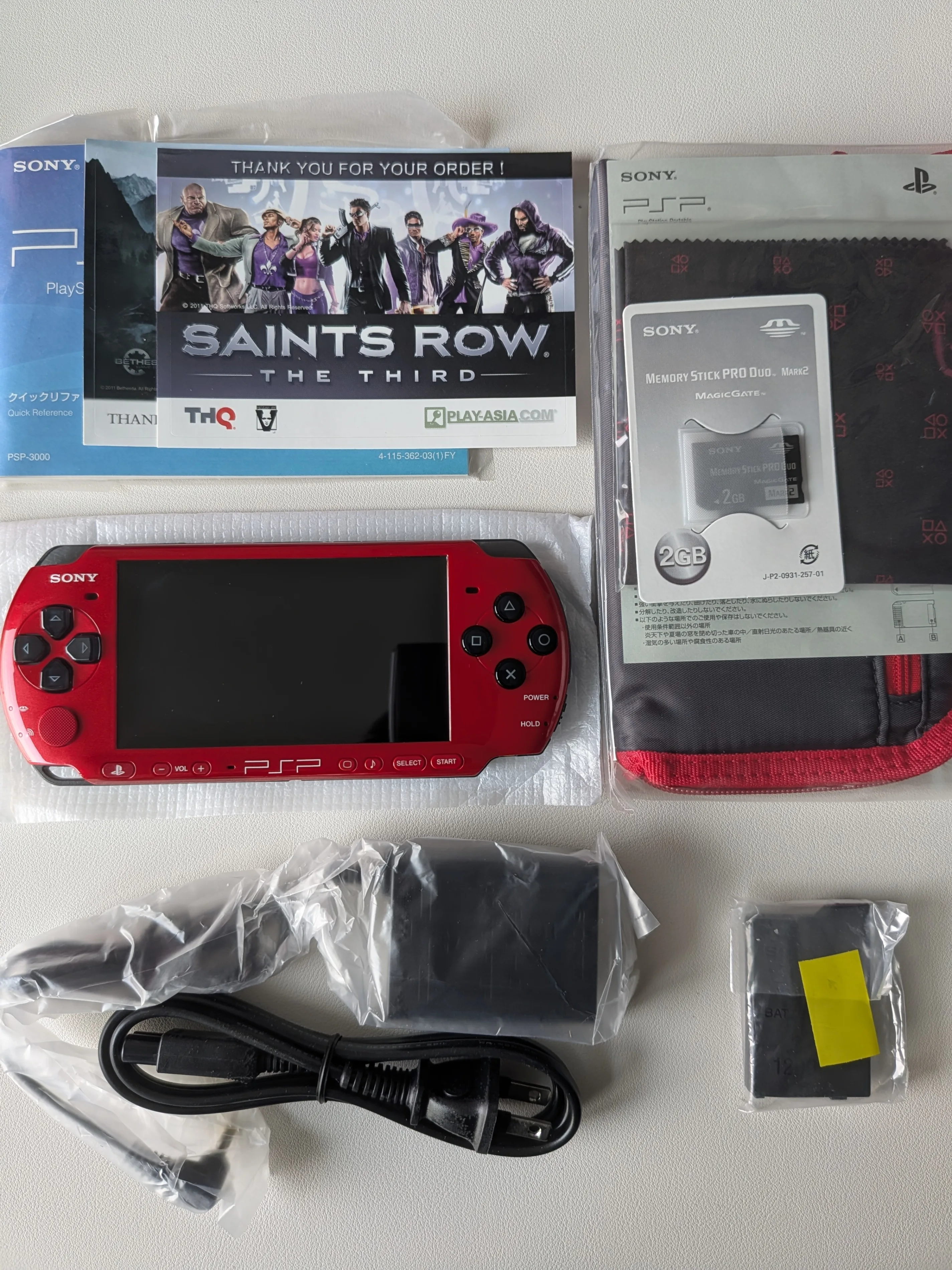 Sony PSP3000 Limited Edition Black&Red thumbnail