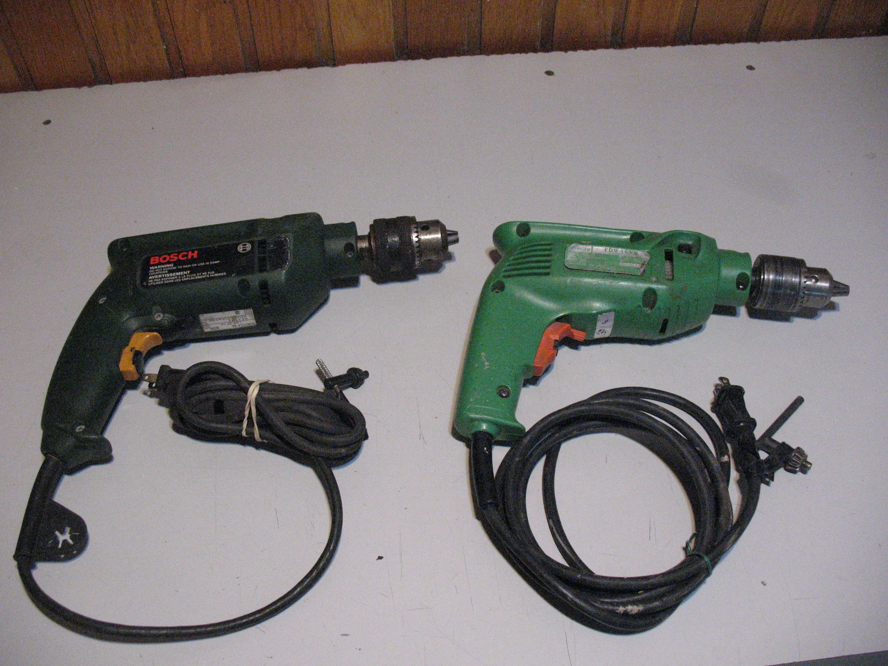 BOSCH and HITACHI Corded Electric HAMMERDRILLS thumbnail