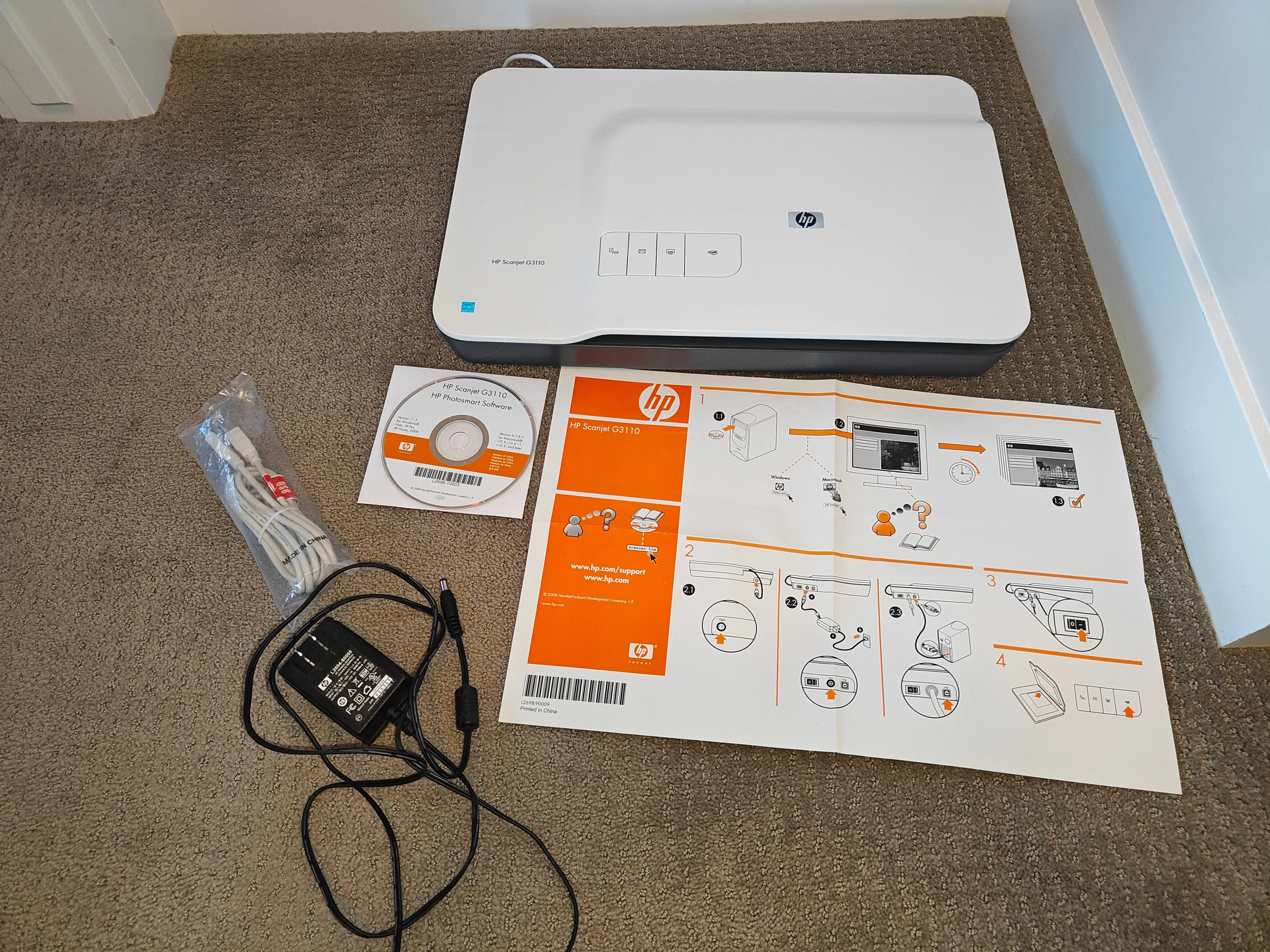 HP Scanjet G3110 Flatbed Scanner - Hewlett Packard thumbnail