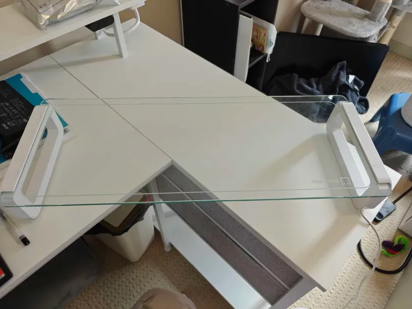 Tempered Glass Monitor/Laptop Stand Riser with 3 USB ports - photo 2