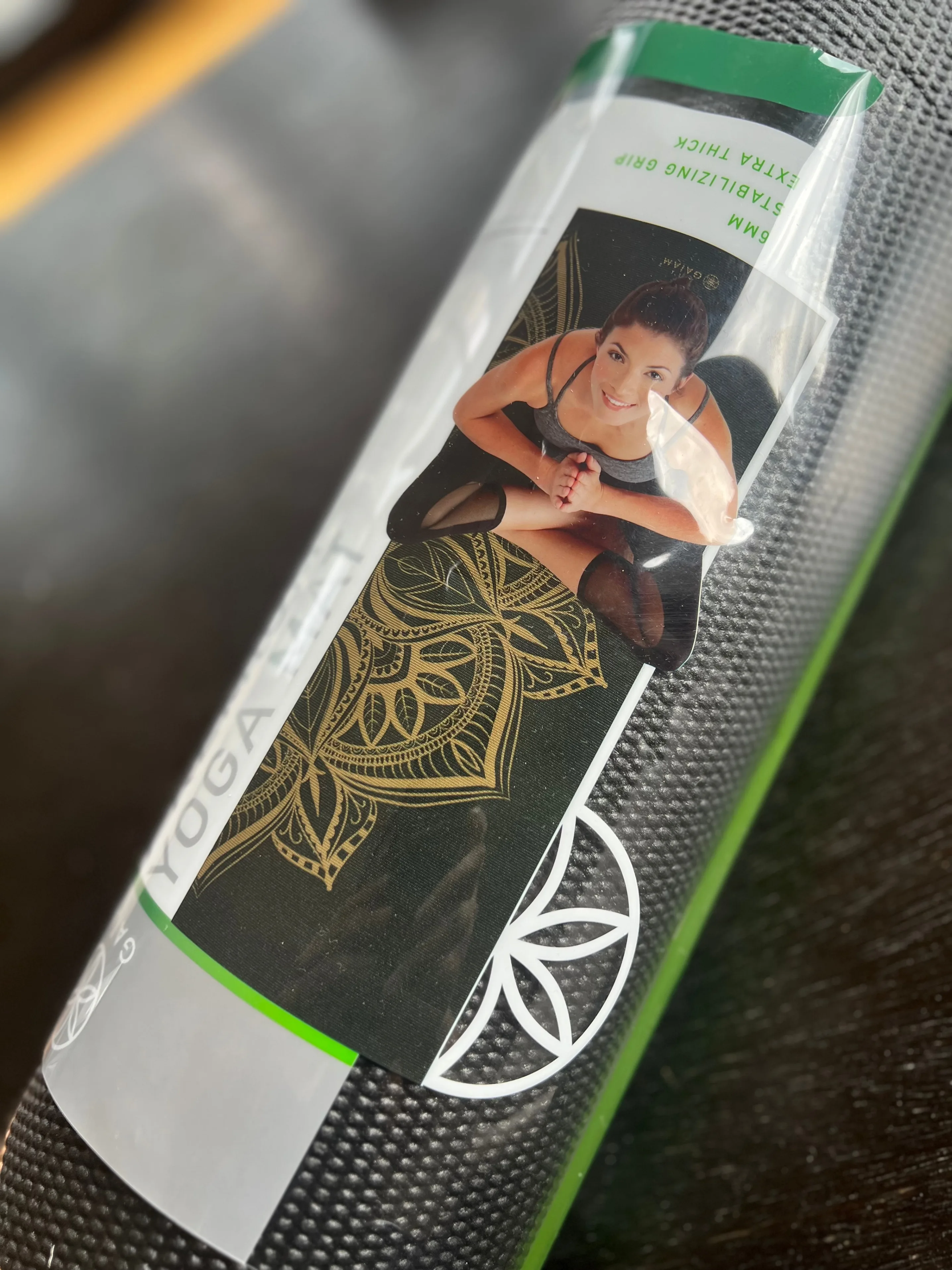 Gaiam 6mm Yoga Mat – Non-Slip, Extra Cushion image indicator(4)