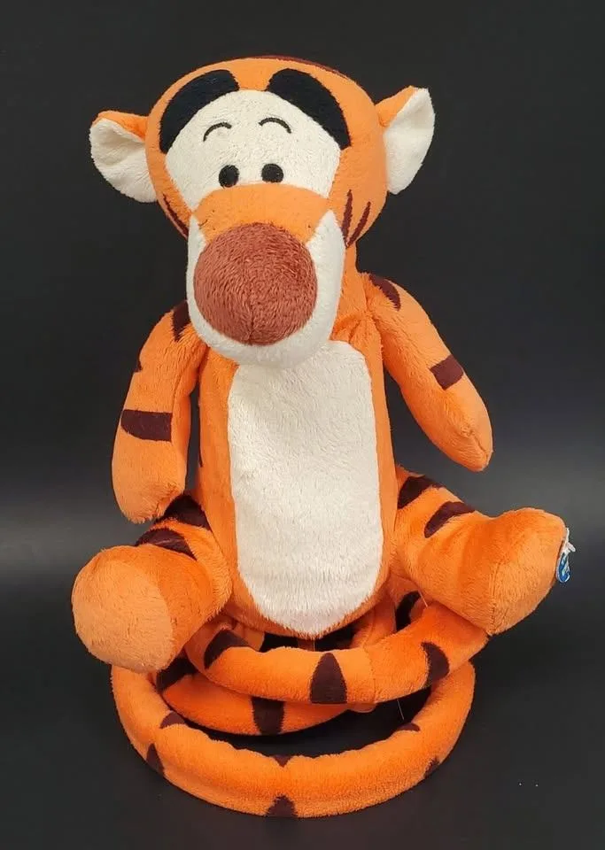VTG Disney Bouncing Talking Tiger Winnie The Pooh Toy 13" Works thumbnail