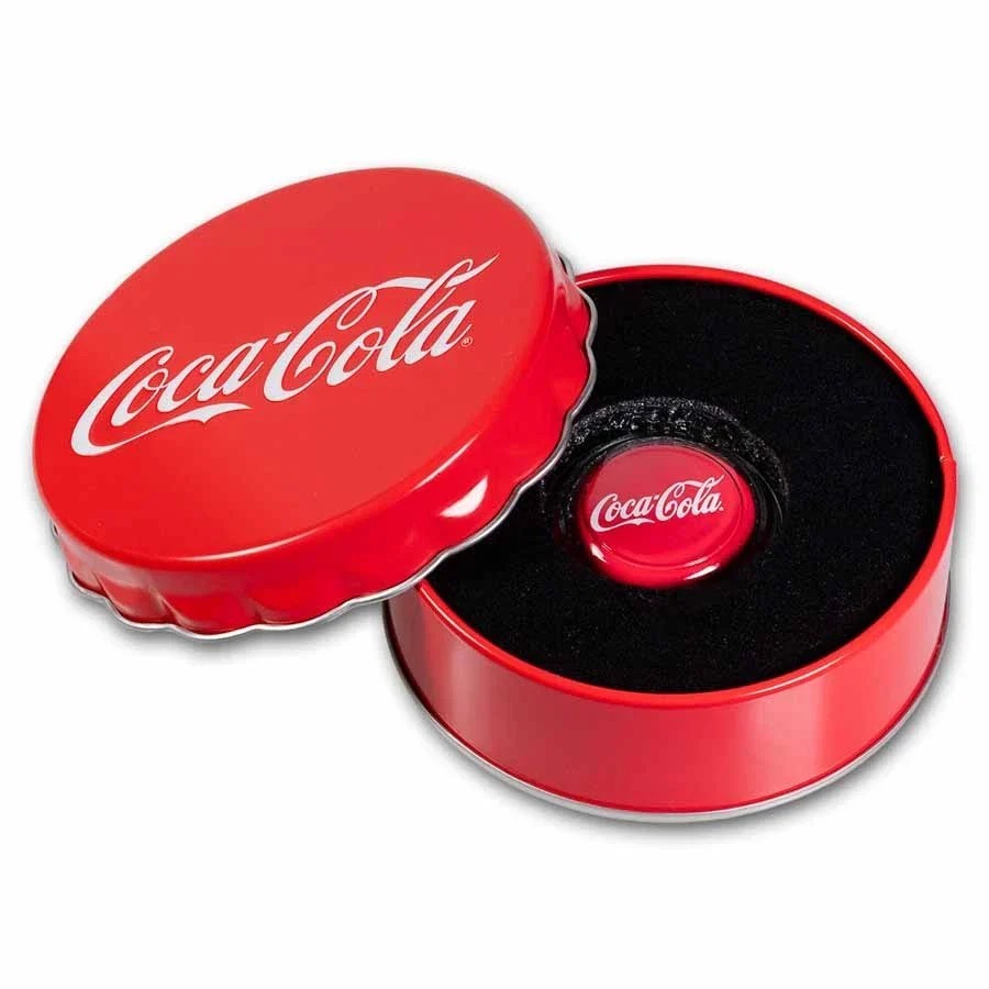 2025 Niue Coca-Cola Bottle Cap 6g Silver Coin (20,000 Mintage) - photo 2