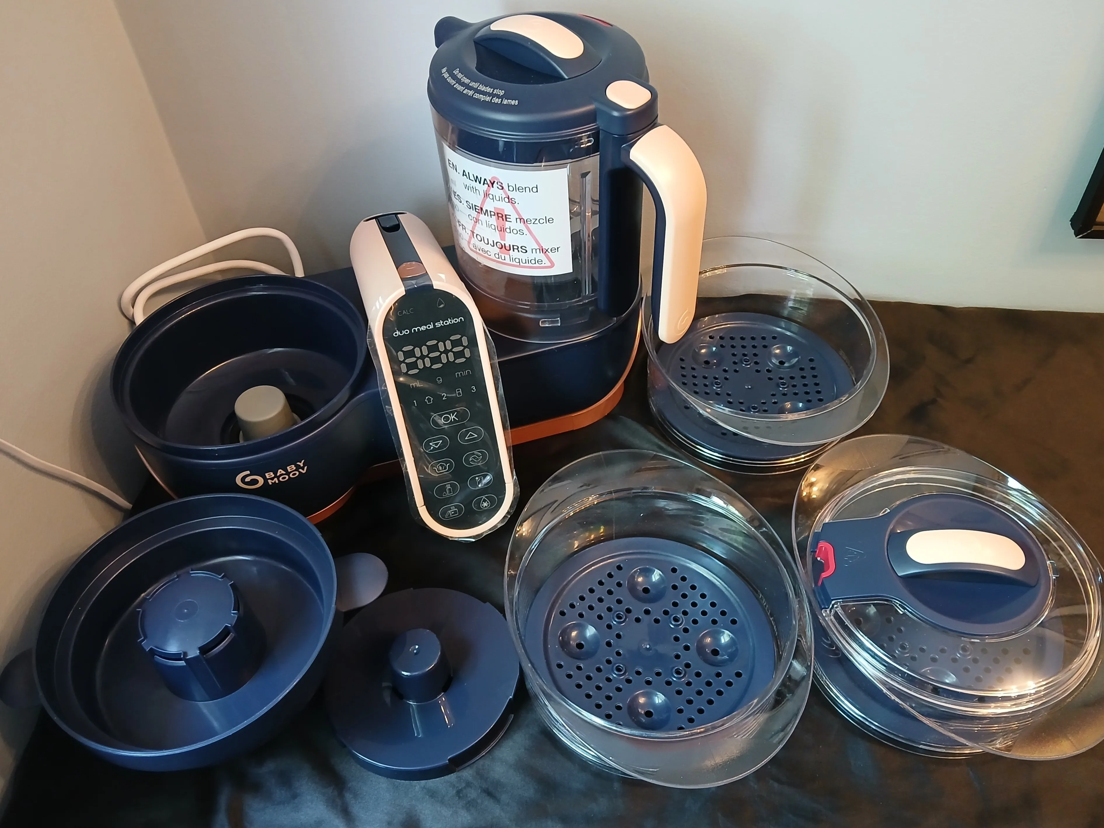 Babymoov Duo Meal Station XL – 6-in-1 Baby Food Processor image indicator(2)