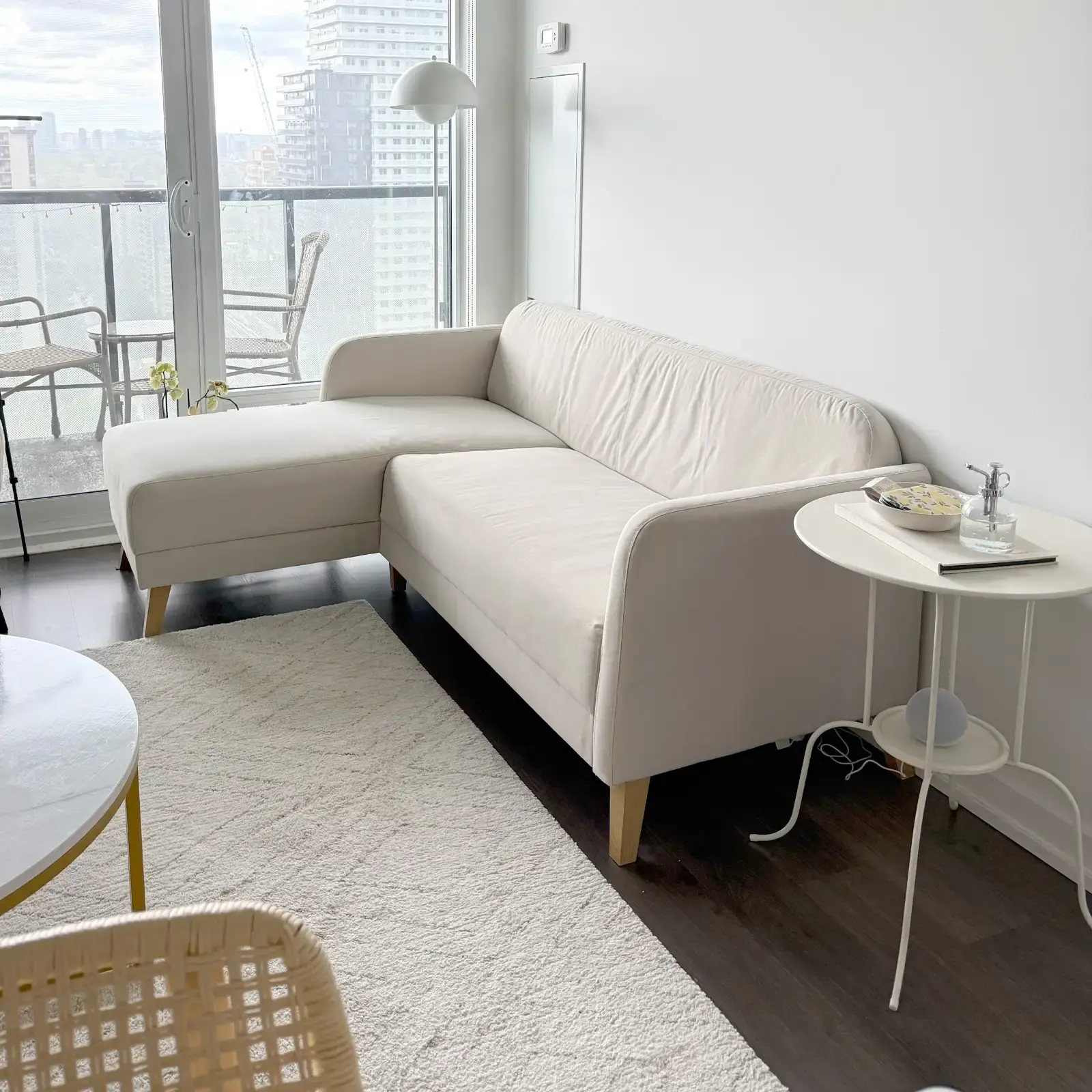 IKEA LINANÄS Sofa with chaise