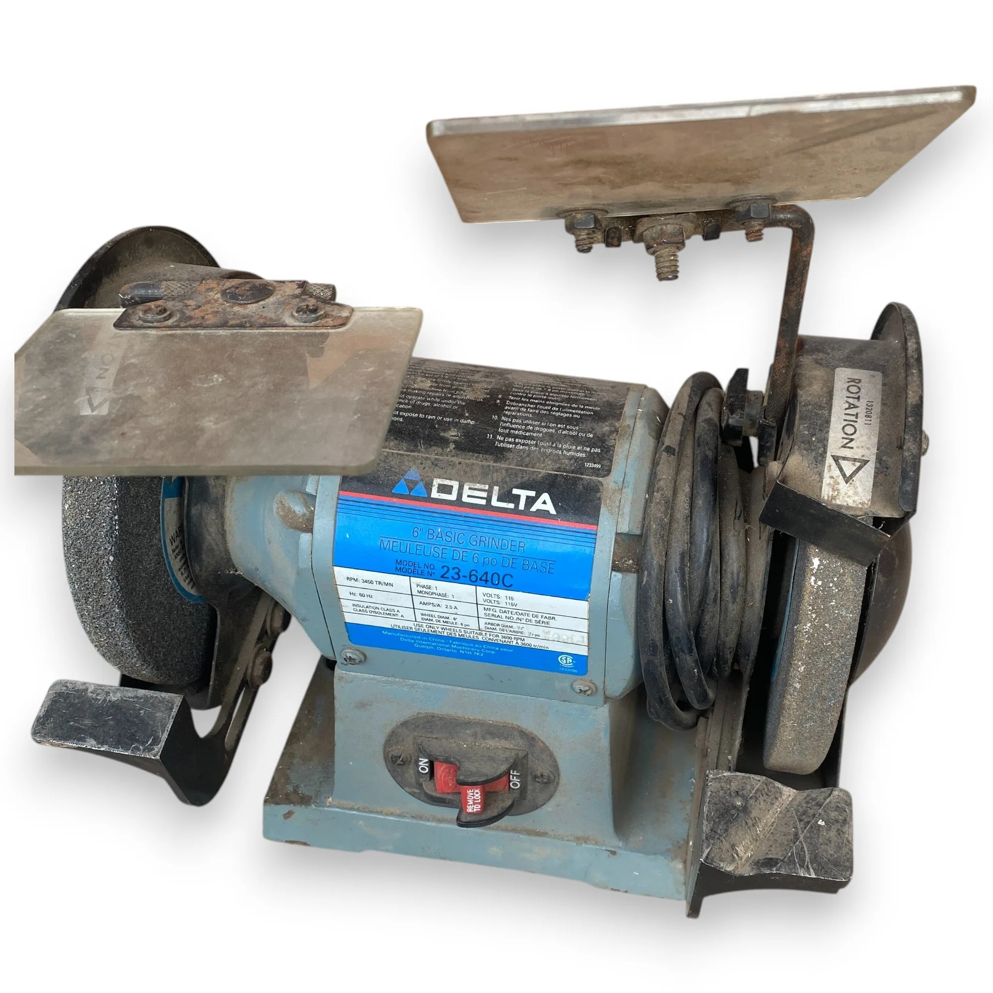 Delta 6" Basic Grinder 23-640C thumbnail