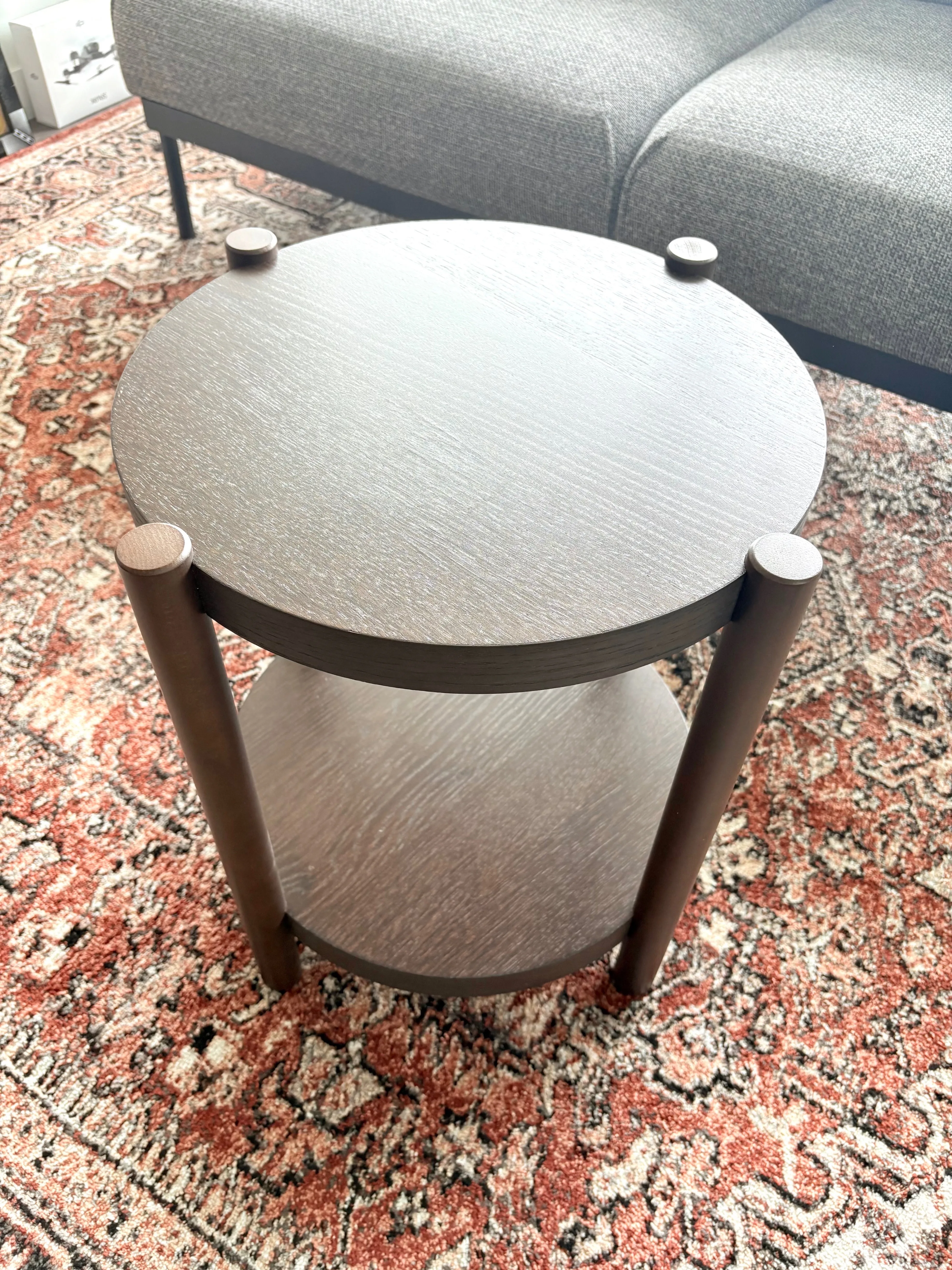 IKEA LISTERBY Side Table – Dark Brown Beech Veneer thumbnail