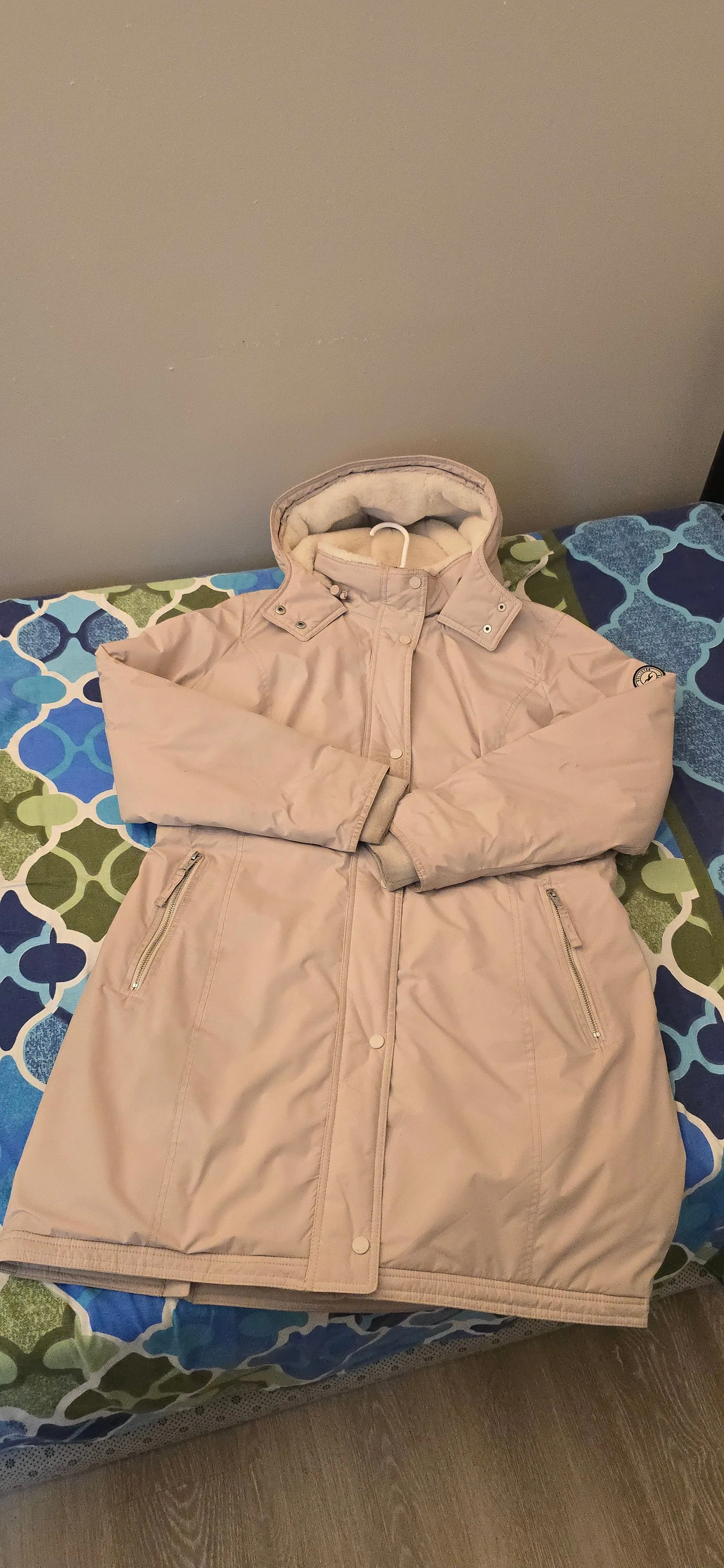 Hollister All-Weather Women’s Jacket – White, Long Coat (-30°C) thumbnail