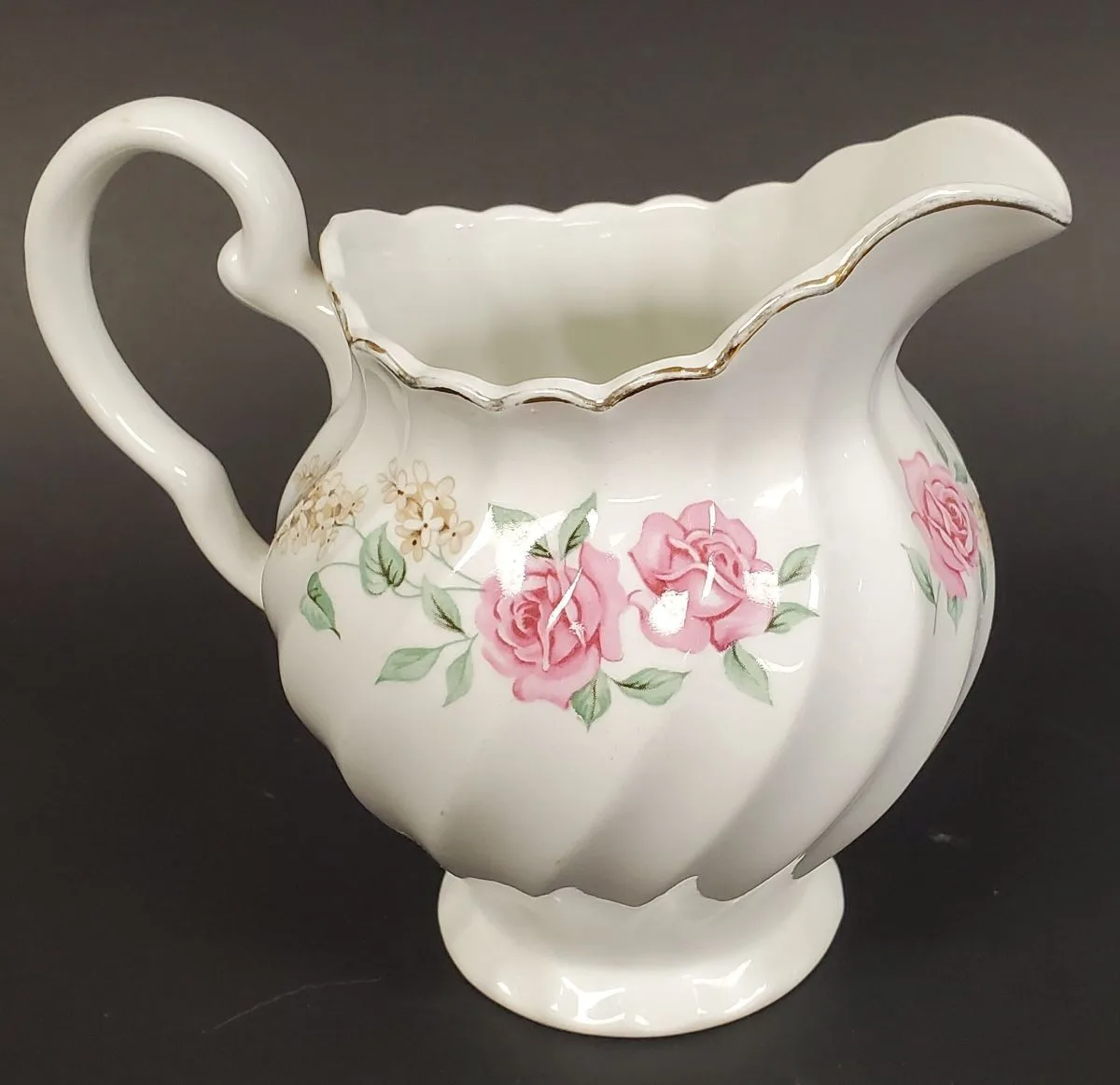 Vintage England Johnson Bros Snowhite Regency Porcelain Creamer thumbnail