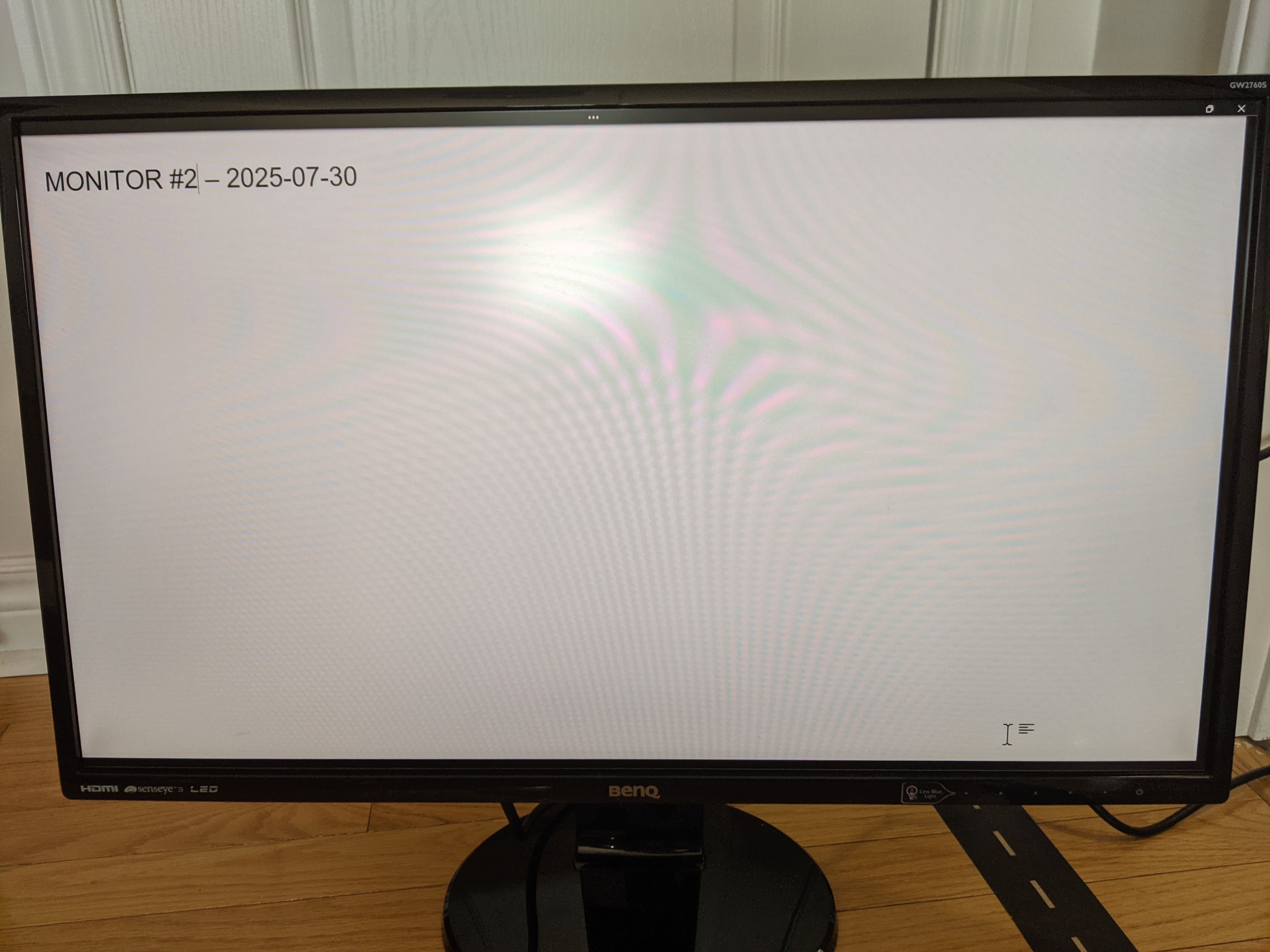 🇨🇦 2x BenQ GW2760HS, 27" VA Panel Super Narrow Bezel Monitor - photo 3