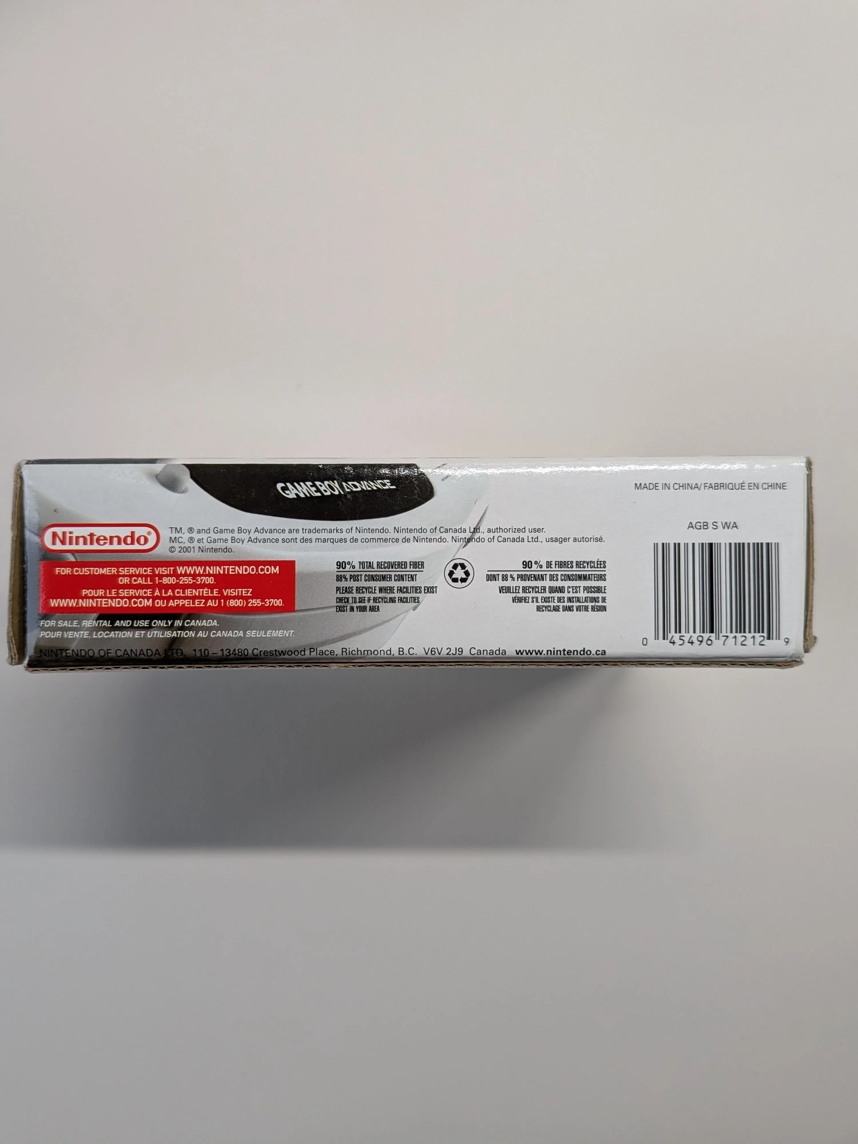 Game Boy Advance GBA White Handheld Console System CIB image indicator(8)