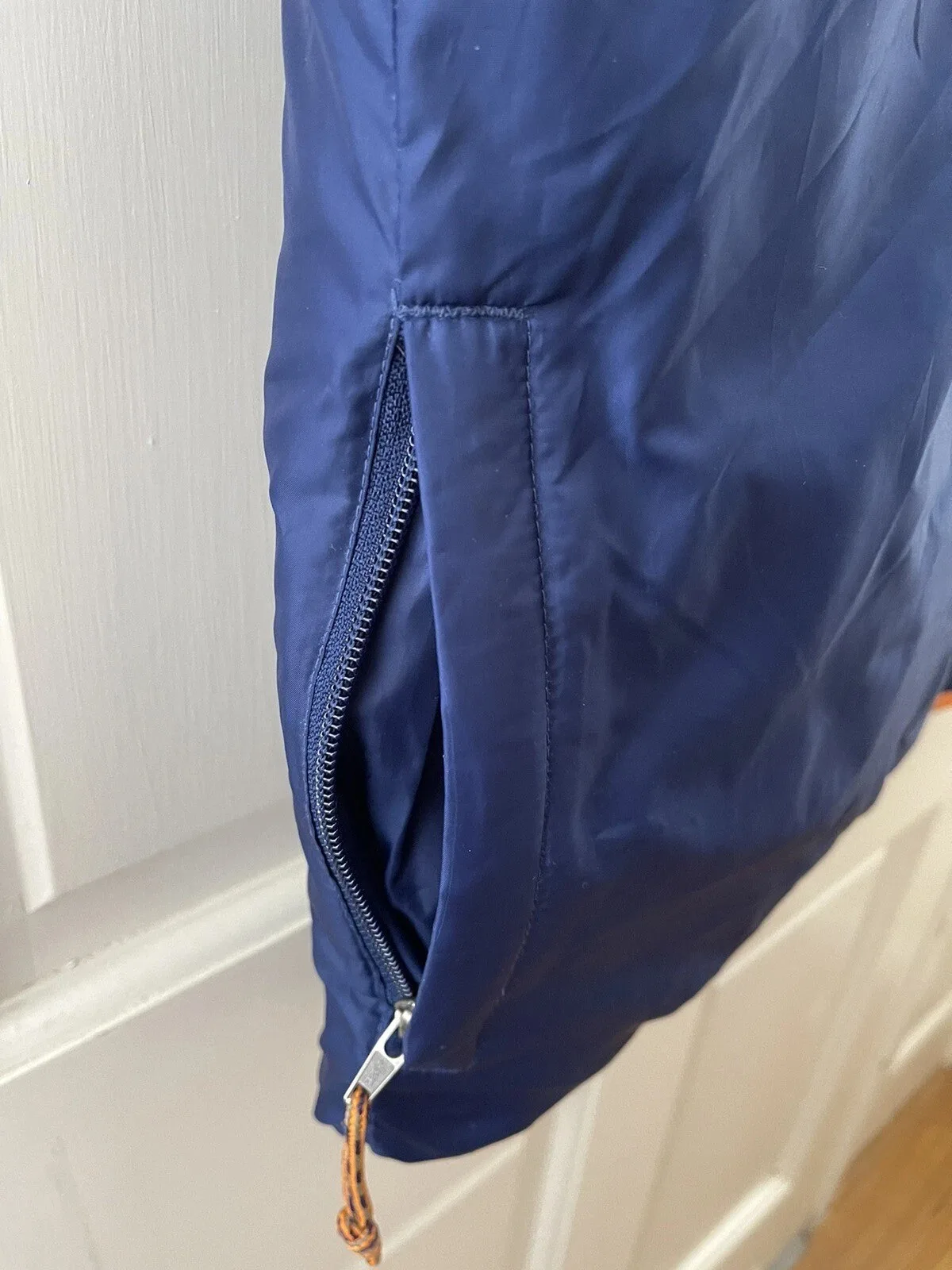 LL Bean Reversible Puffer Vest - Blue & Orange image indicator(4)