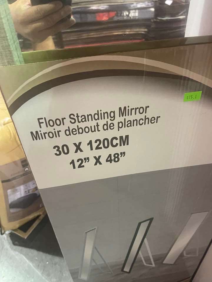 Elegant Floor Standing Framed Mirror – ONLY $15