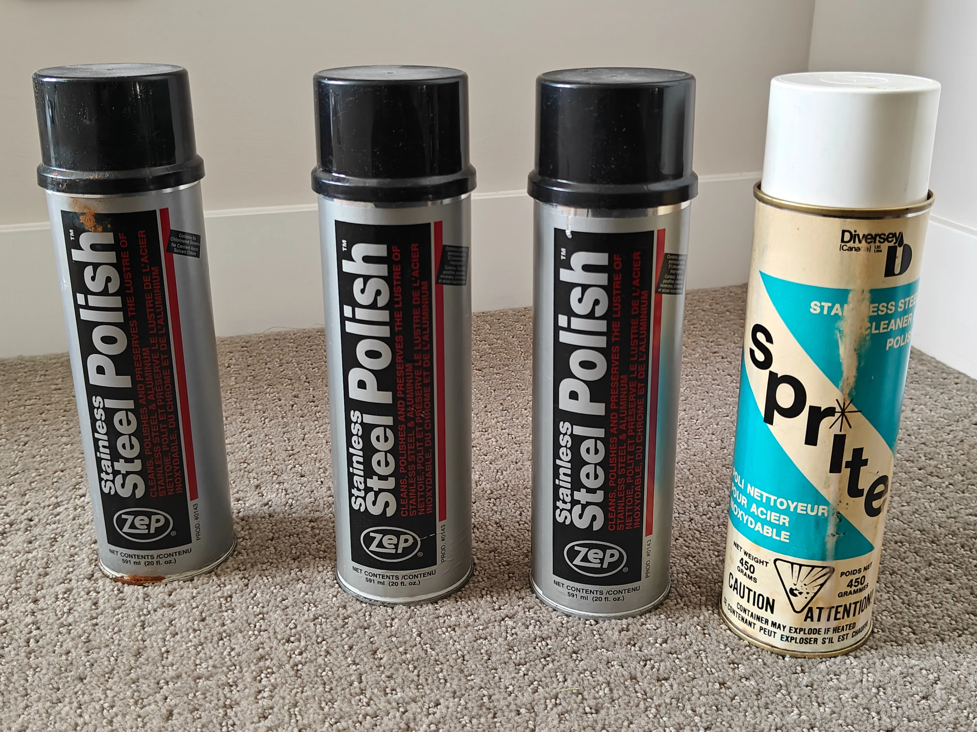 Zep Stainless Steel Polish Cleaner - 591ml / 20oz - Count 4 thumbnail