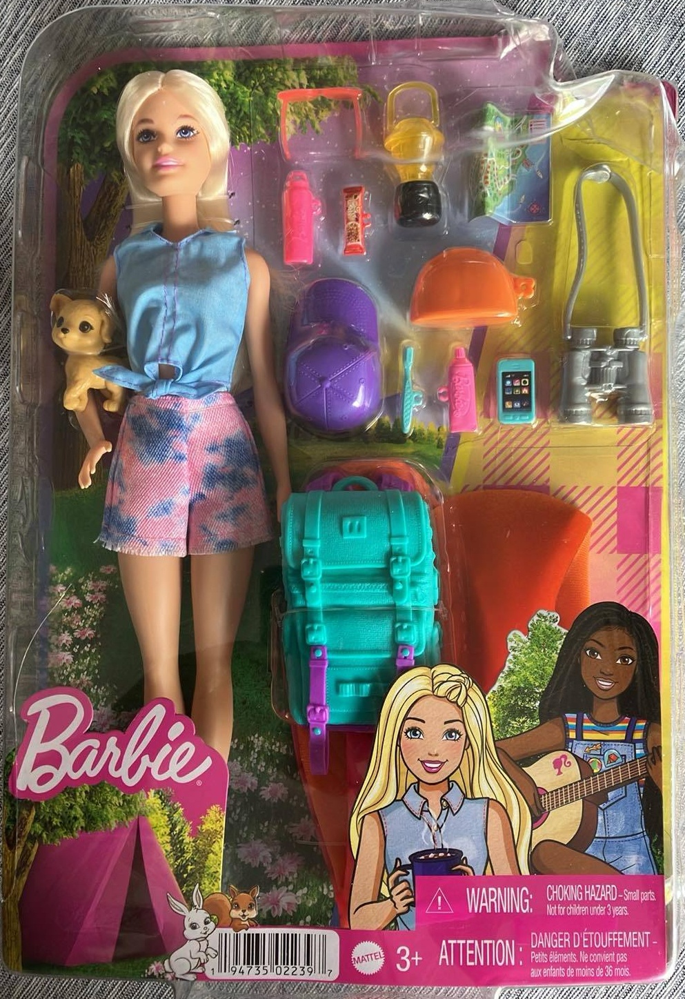 Mattel Barbie It Takes Two Malibu Camping Doll Set (New)