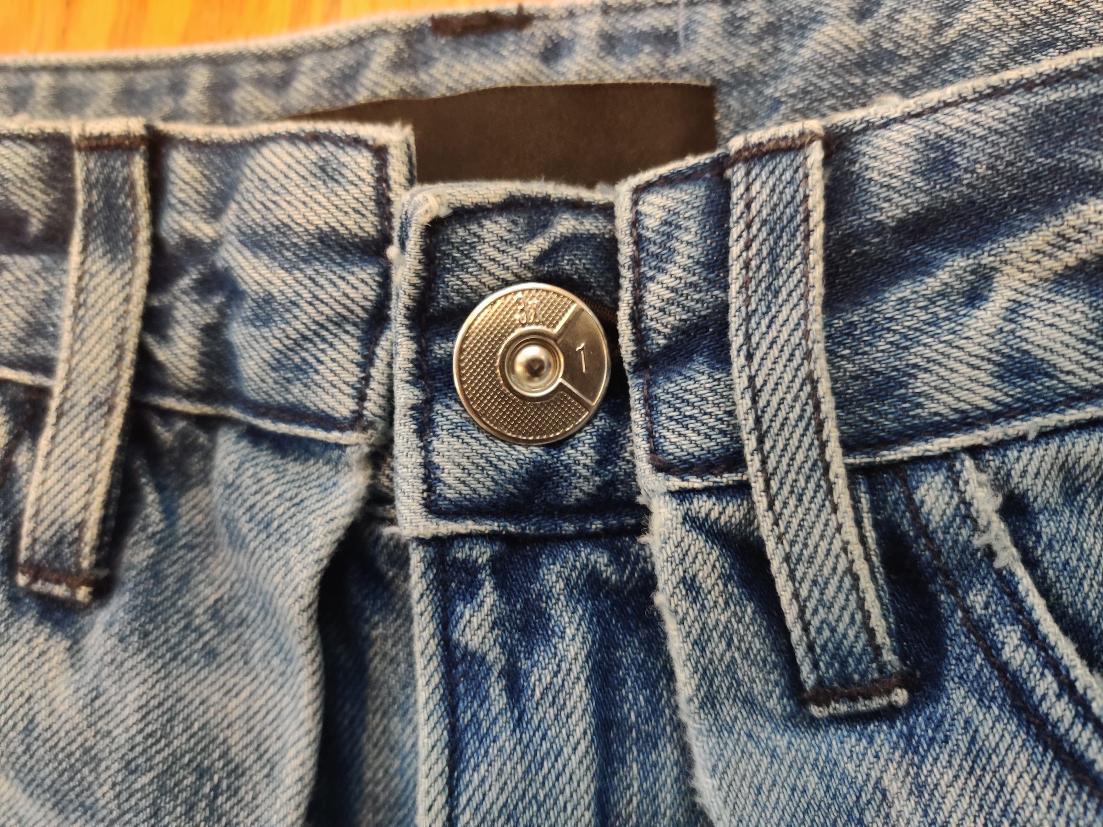 3 x 1 designer women's wide-leg " two way fashion denim " - photo 3