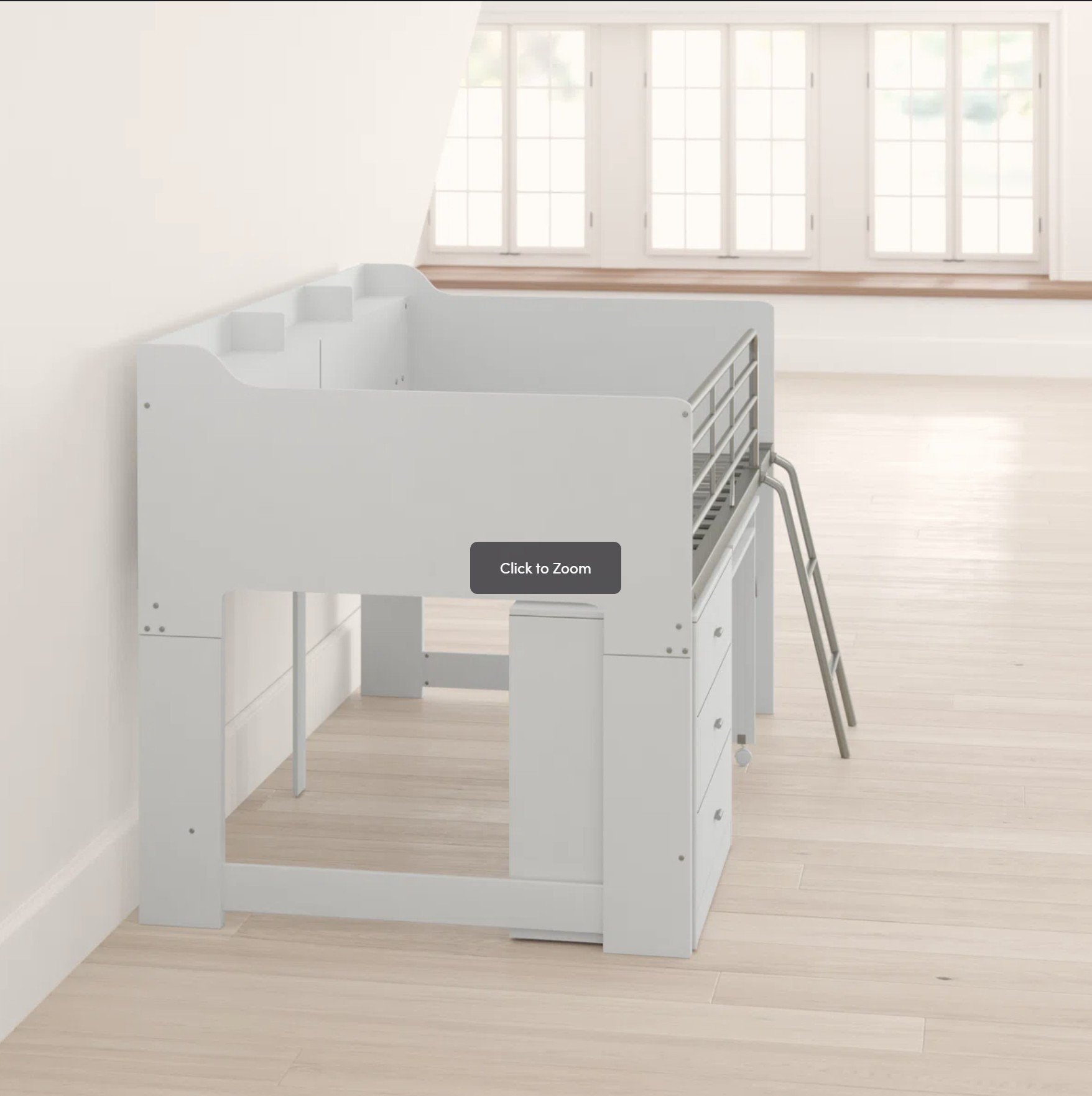 Twin Loft Bed with Built-in-Desk by Mack & Milo - photo 5